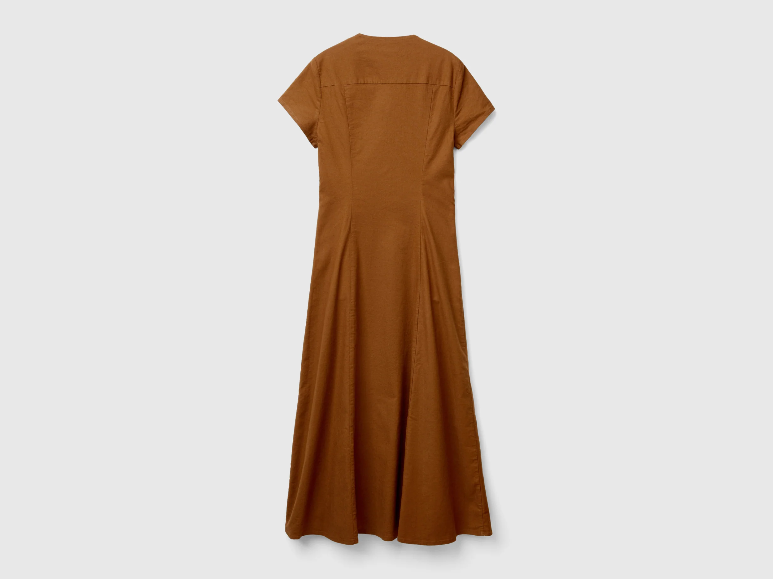 Abito in misto cotone e lino stretch - Image 2