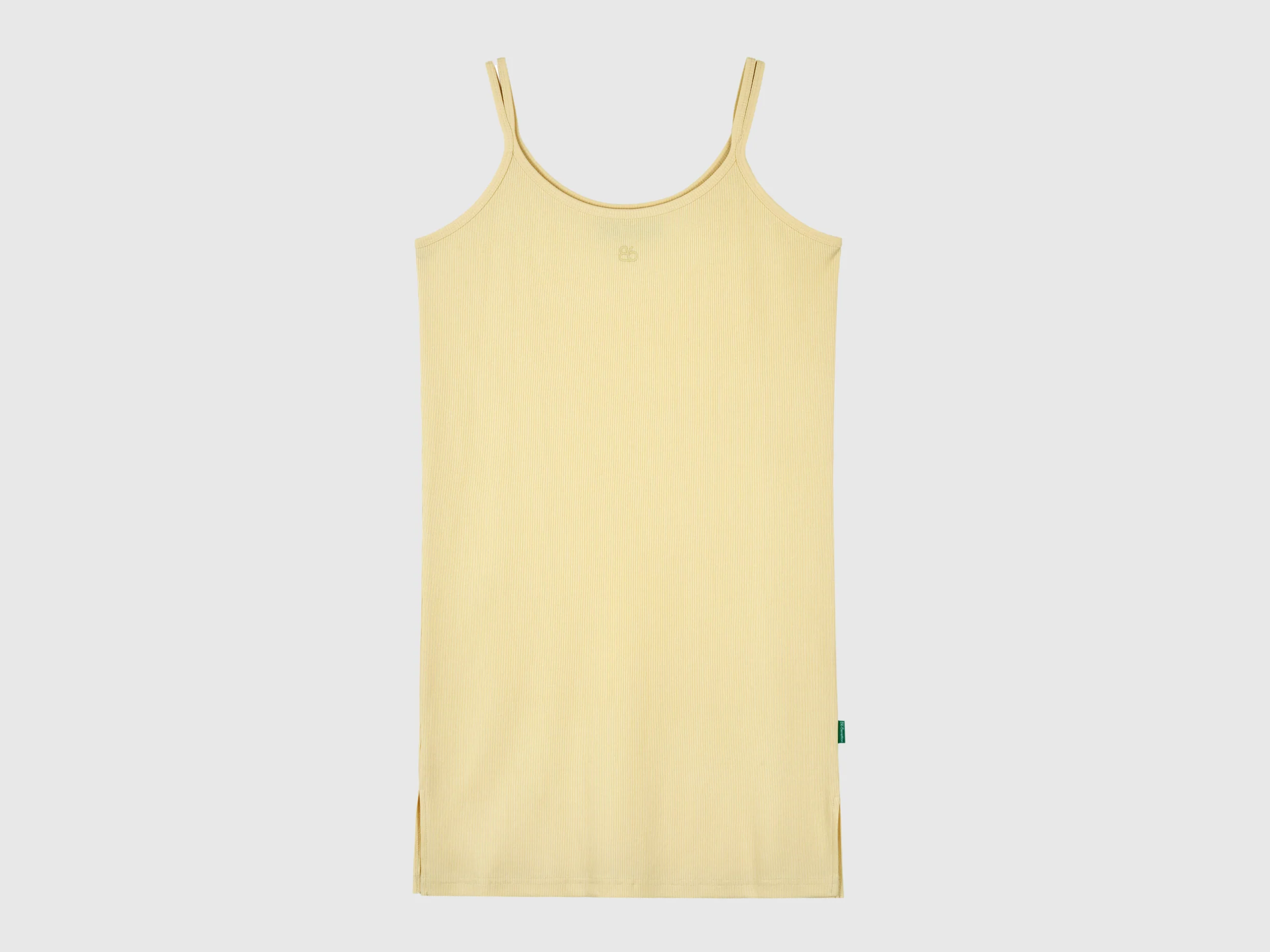 Abito midi in misto cotone