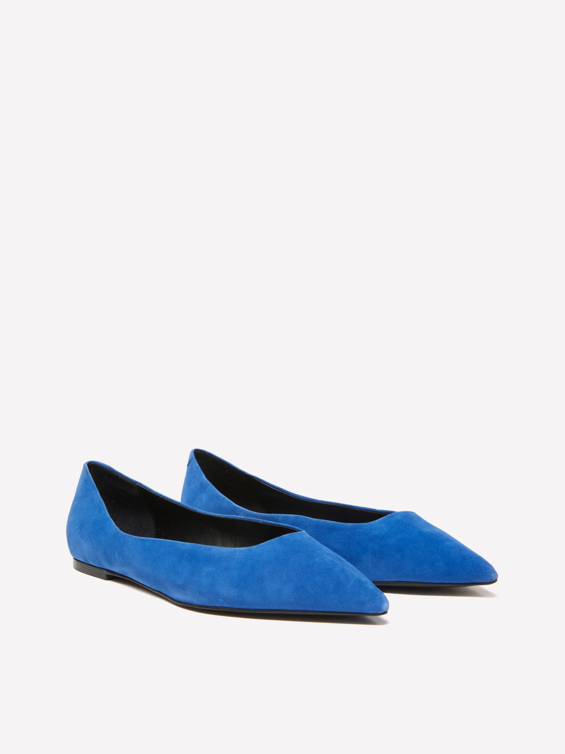 Ballerine in pelle scamosciata