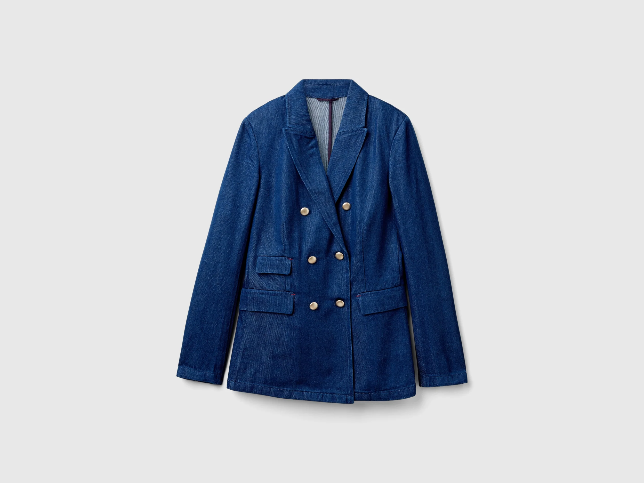 Blazer doppiopetto di jeans