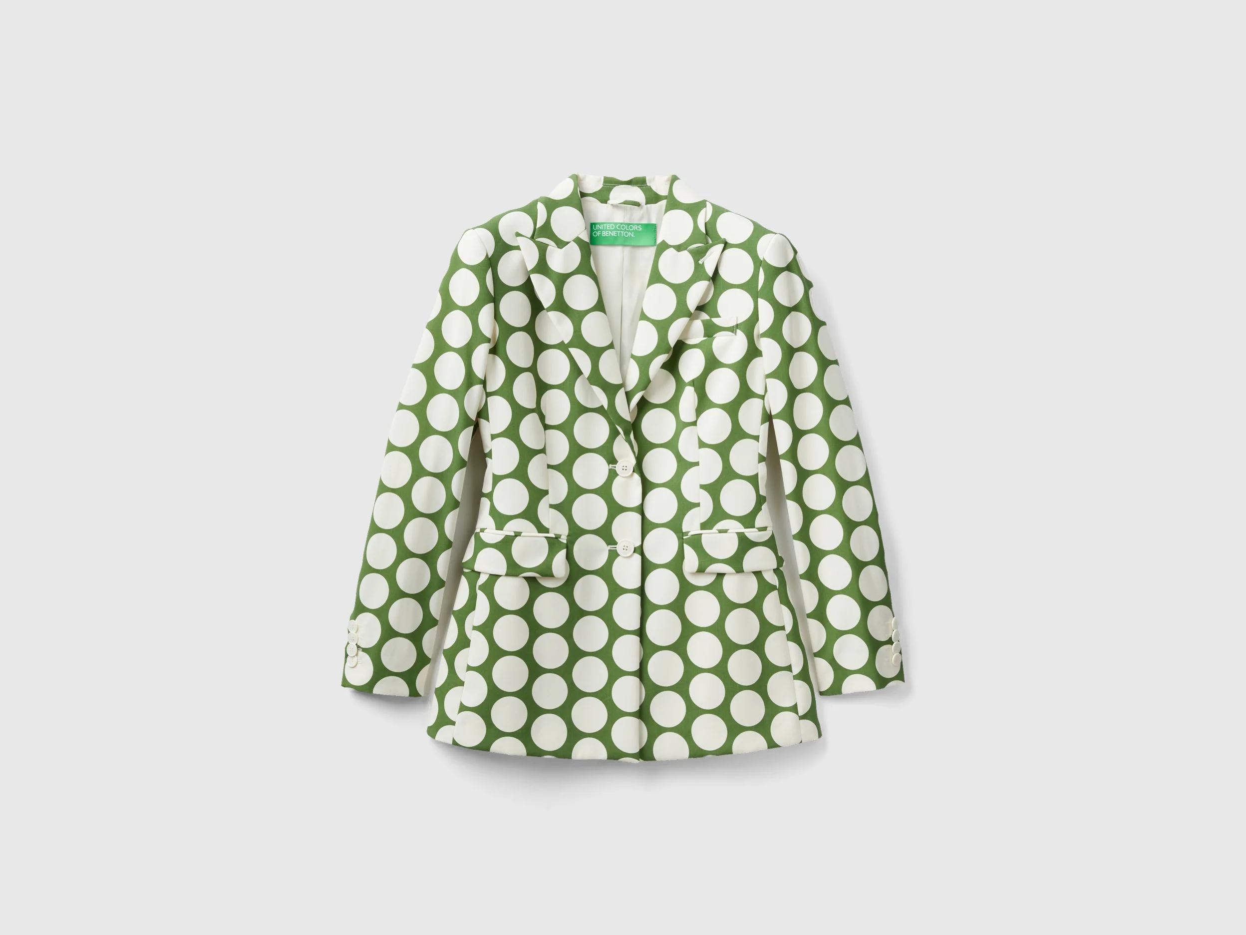 Blazer fluido a pois