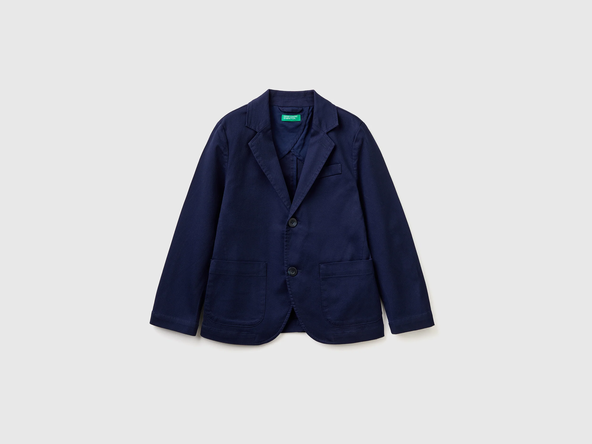Blazer in cotone elasticizzato