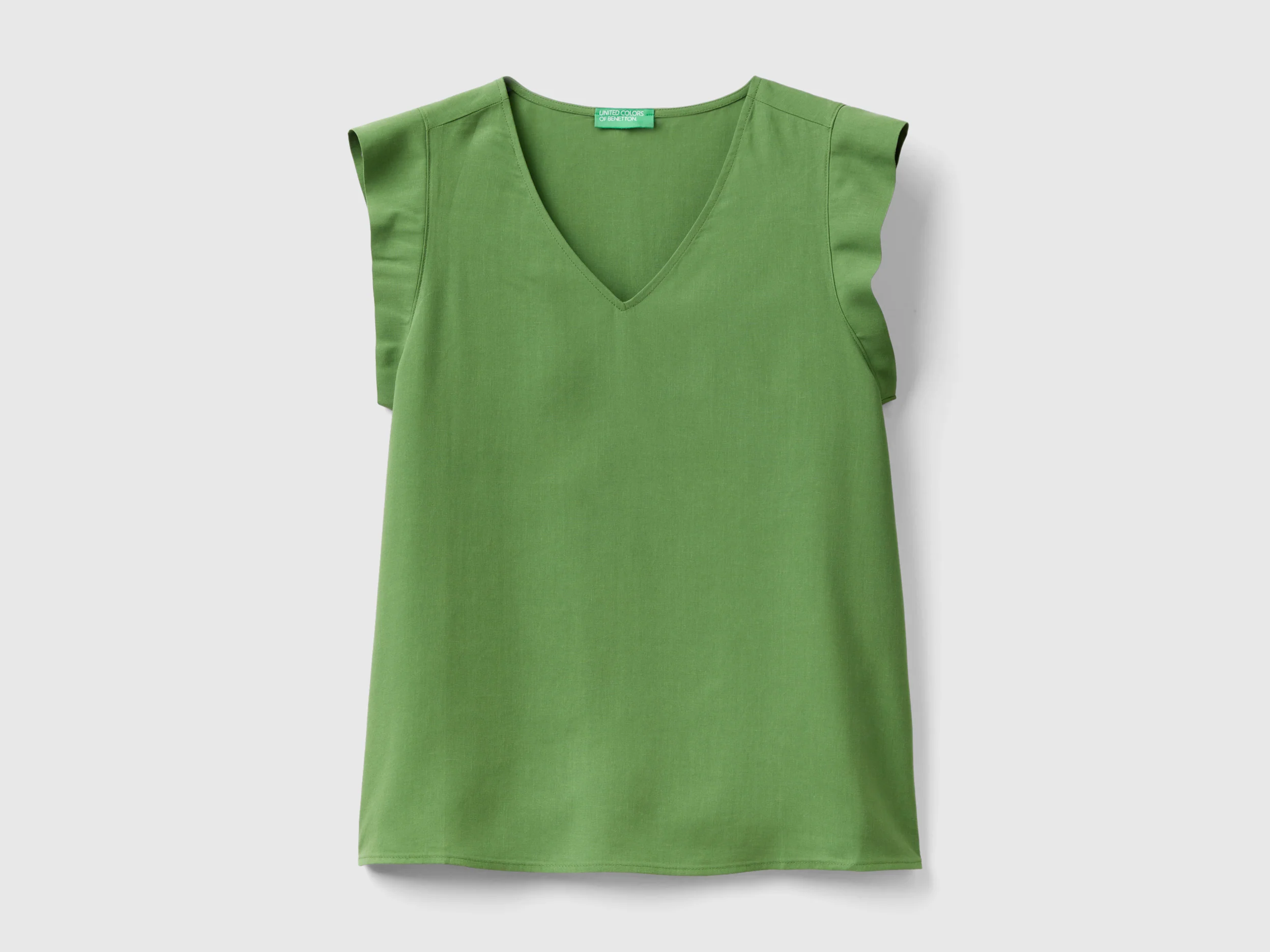 Blusa con scollo a V