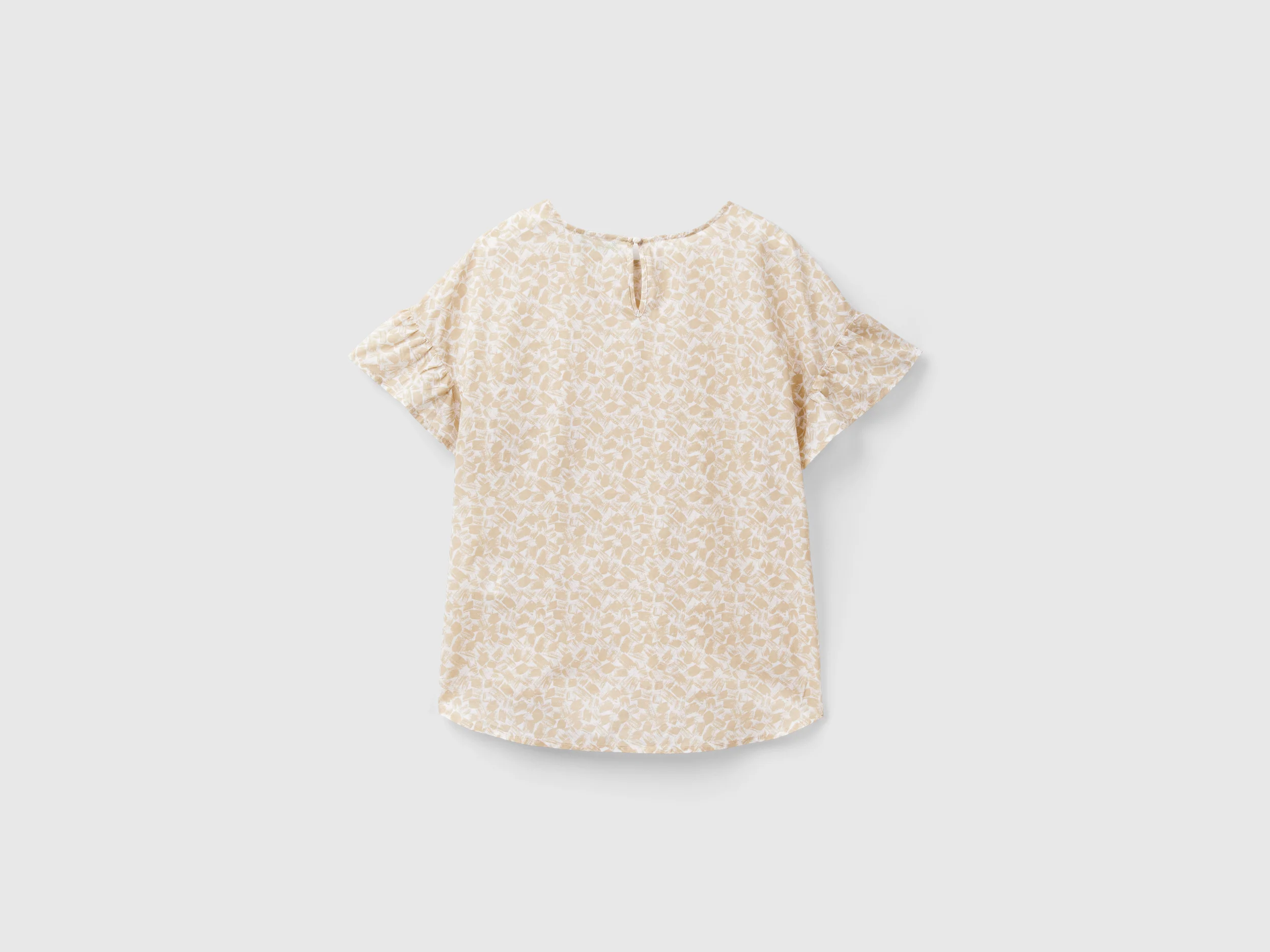 Blusa fantasia in cotone leggero - Image 2
