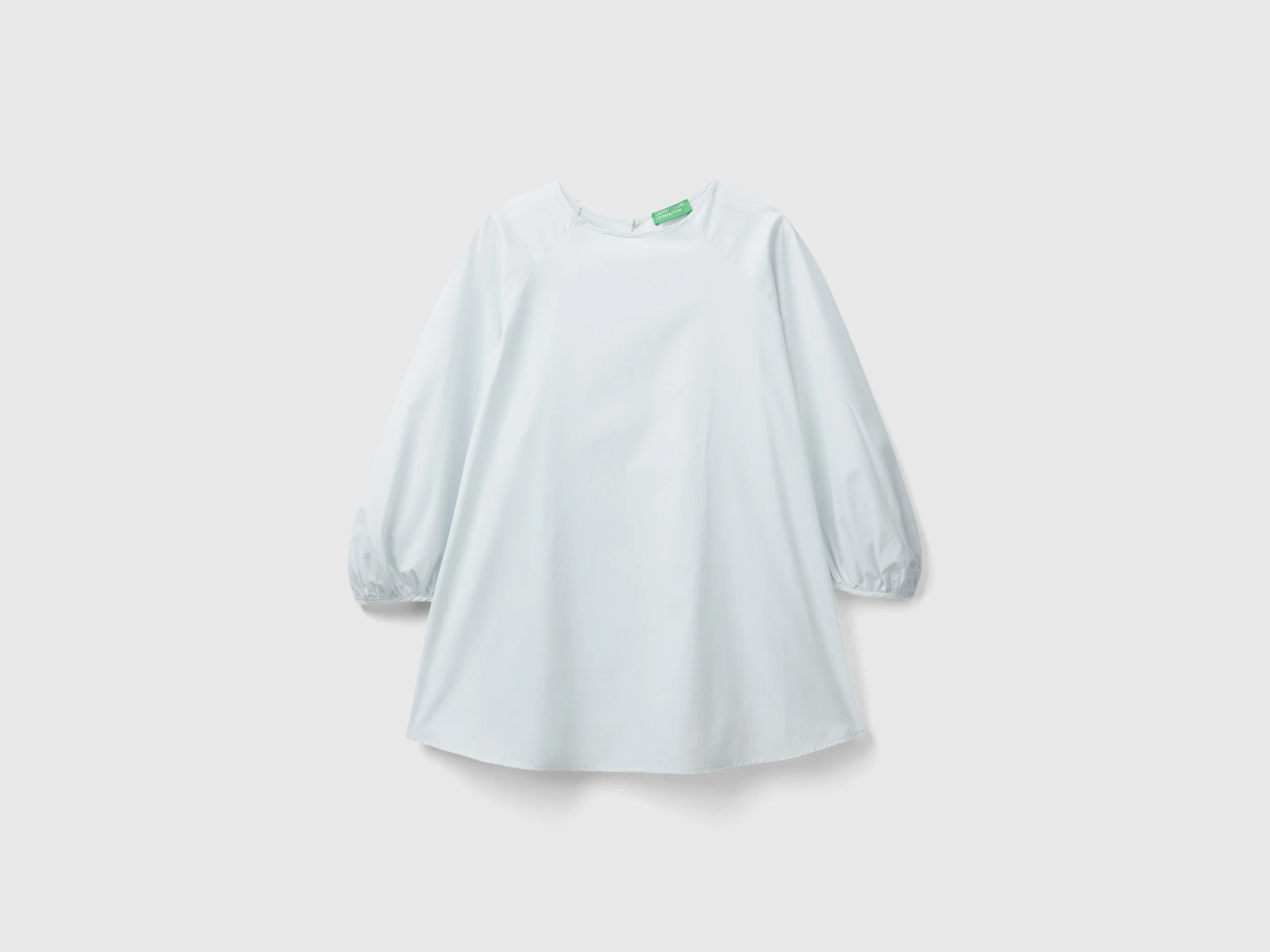 Blusa girocollo con manica 3/4