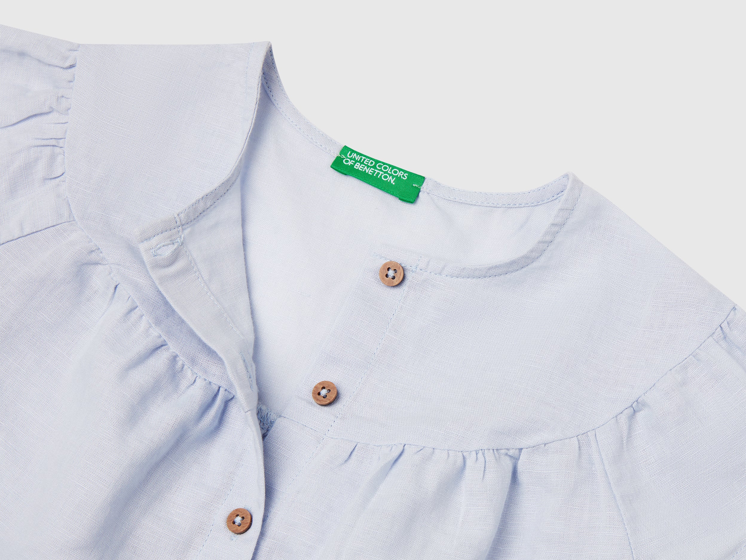 Blusa in misto lino - Image 3