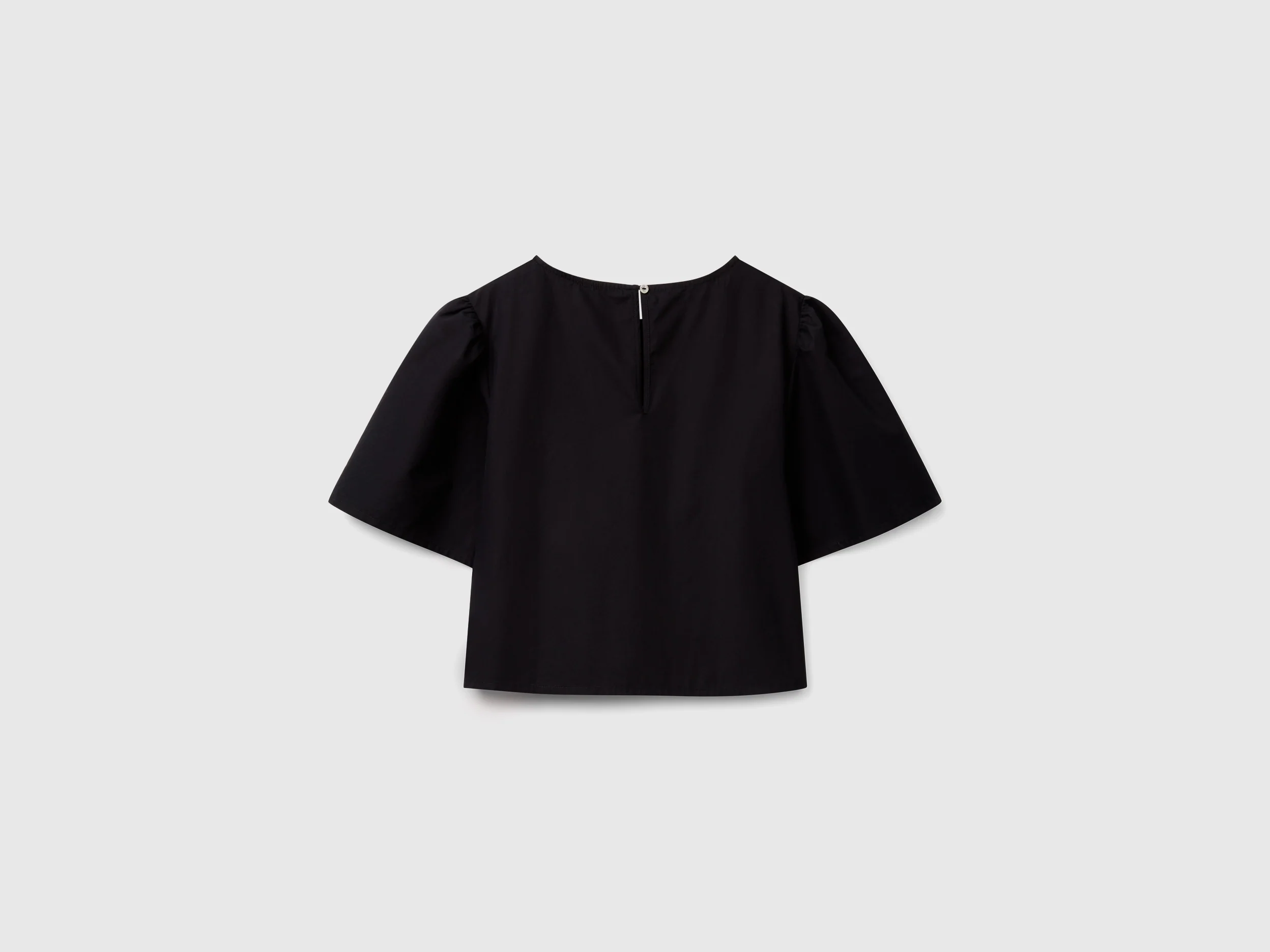 Blusa svasata con manica volant - Image 2