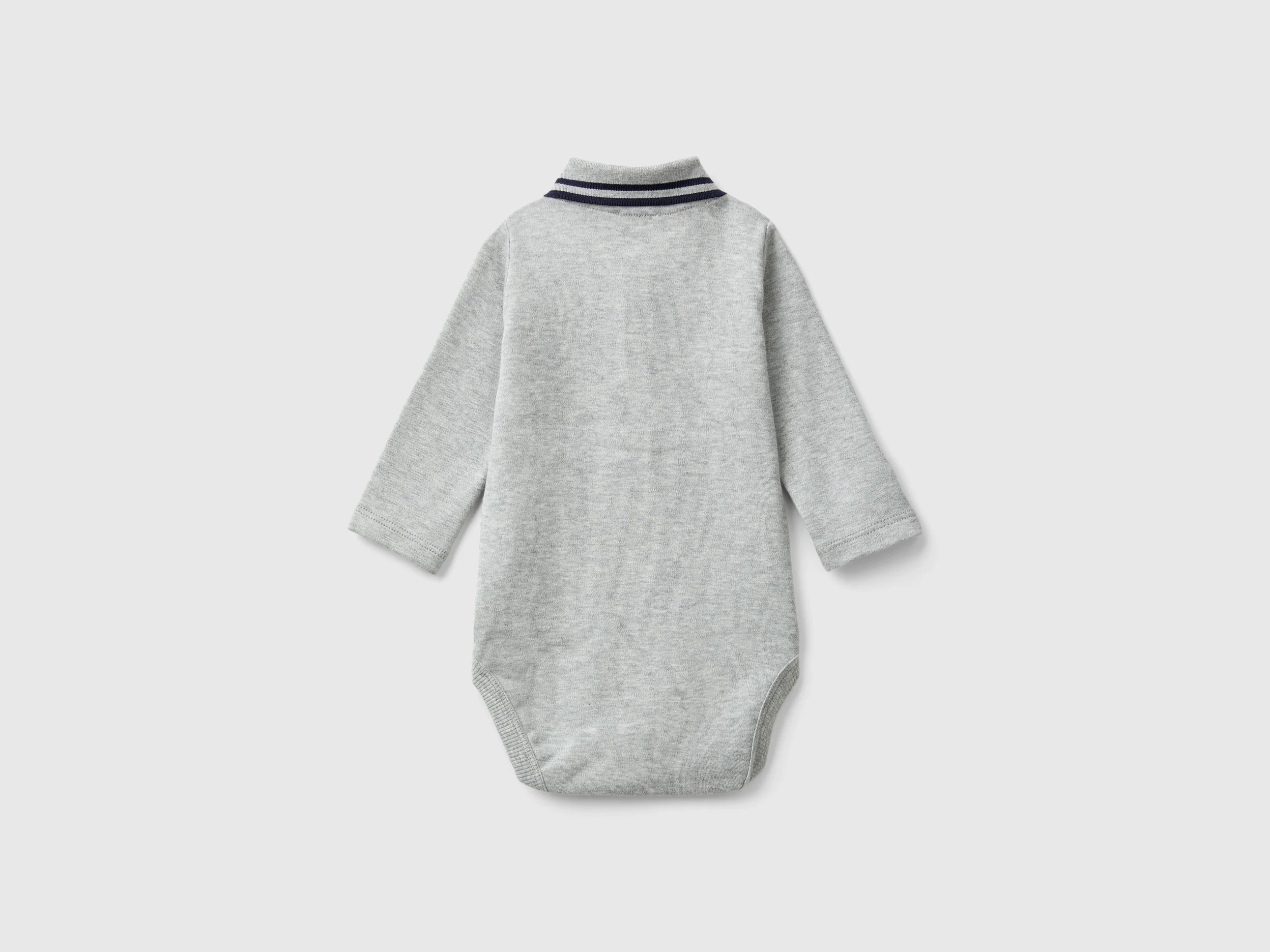 Body a polo in cotone bio - Image 2