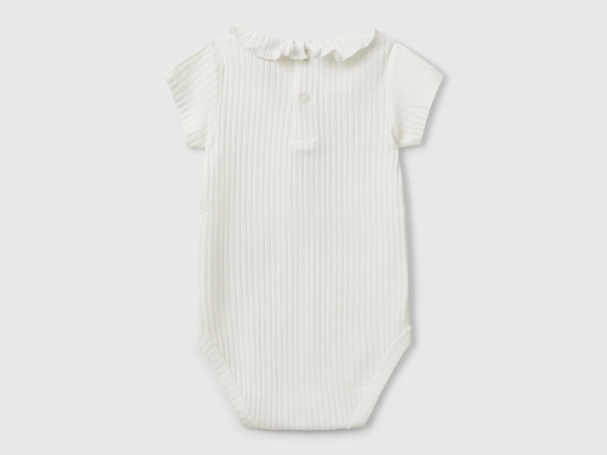 Body con colletto in cotone stretch - Image 2