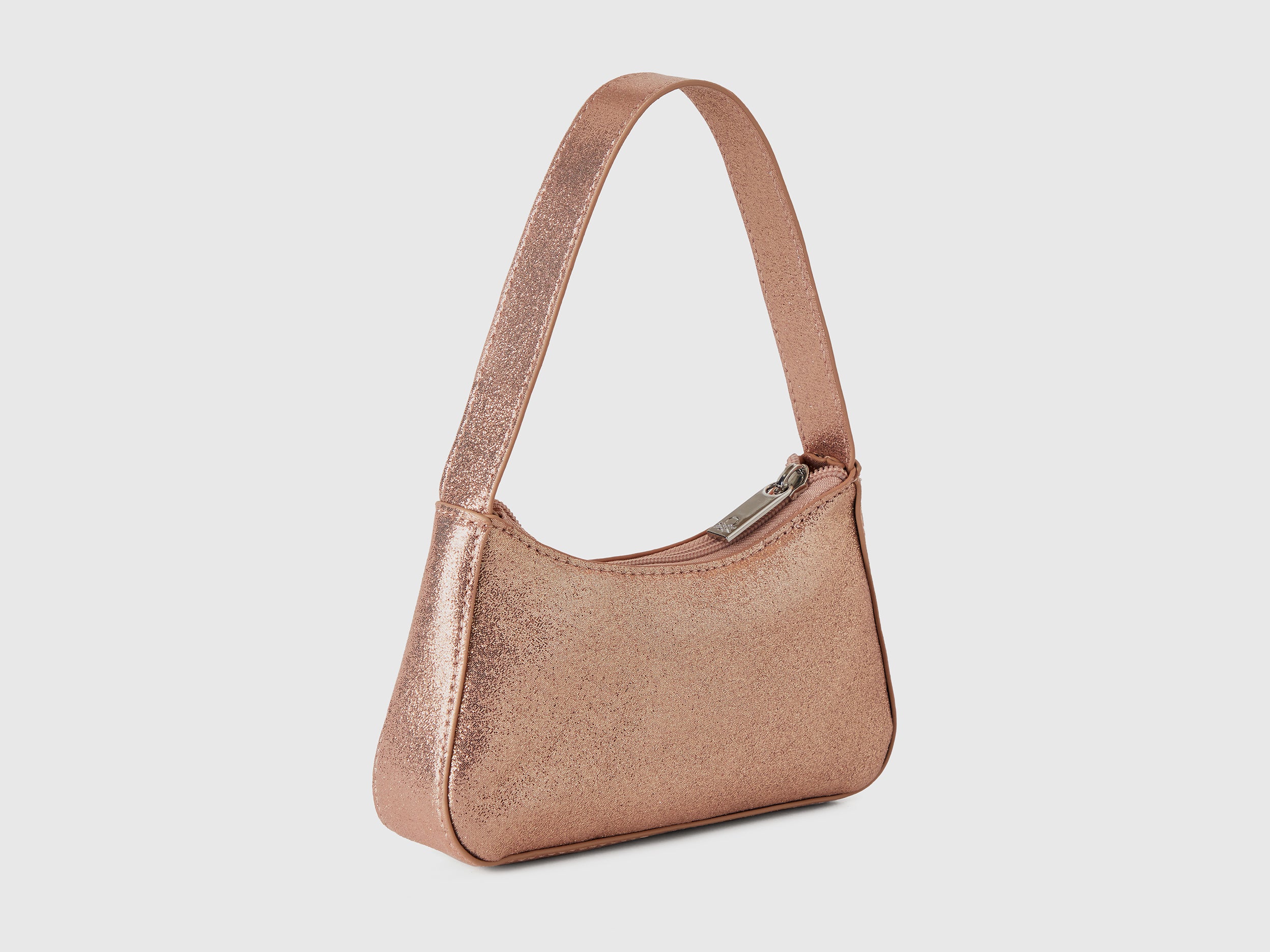 Borsa a mano con paillettes e lurex - Image 2