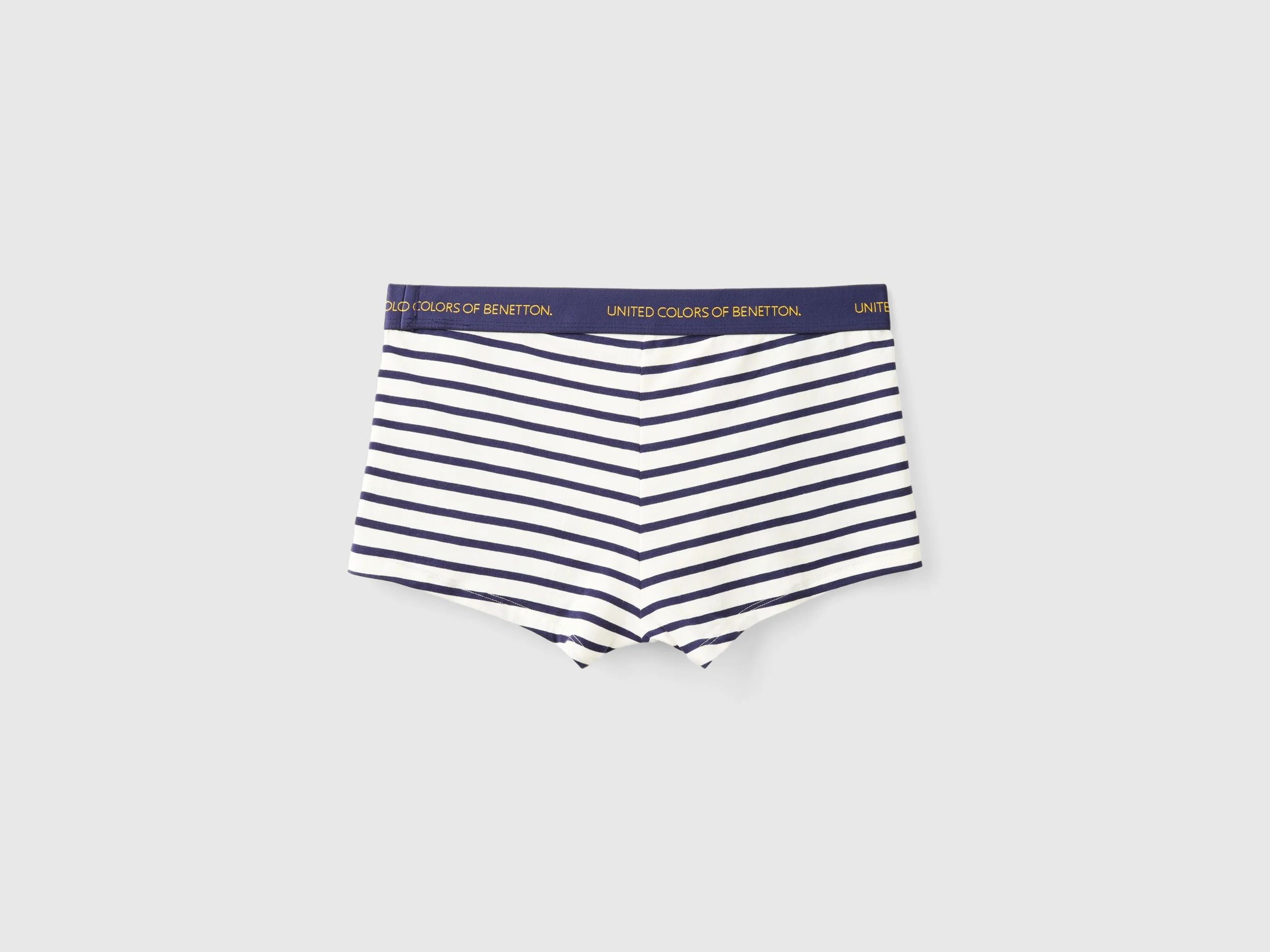 Boxer a righe in cotone bio stretch - Image 2