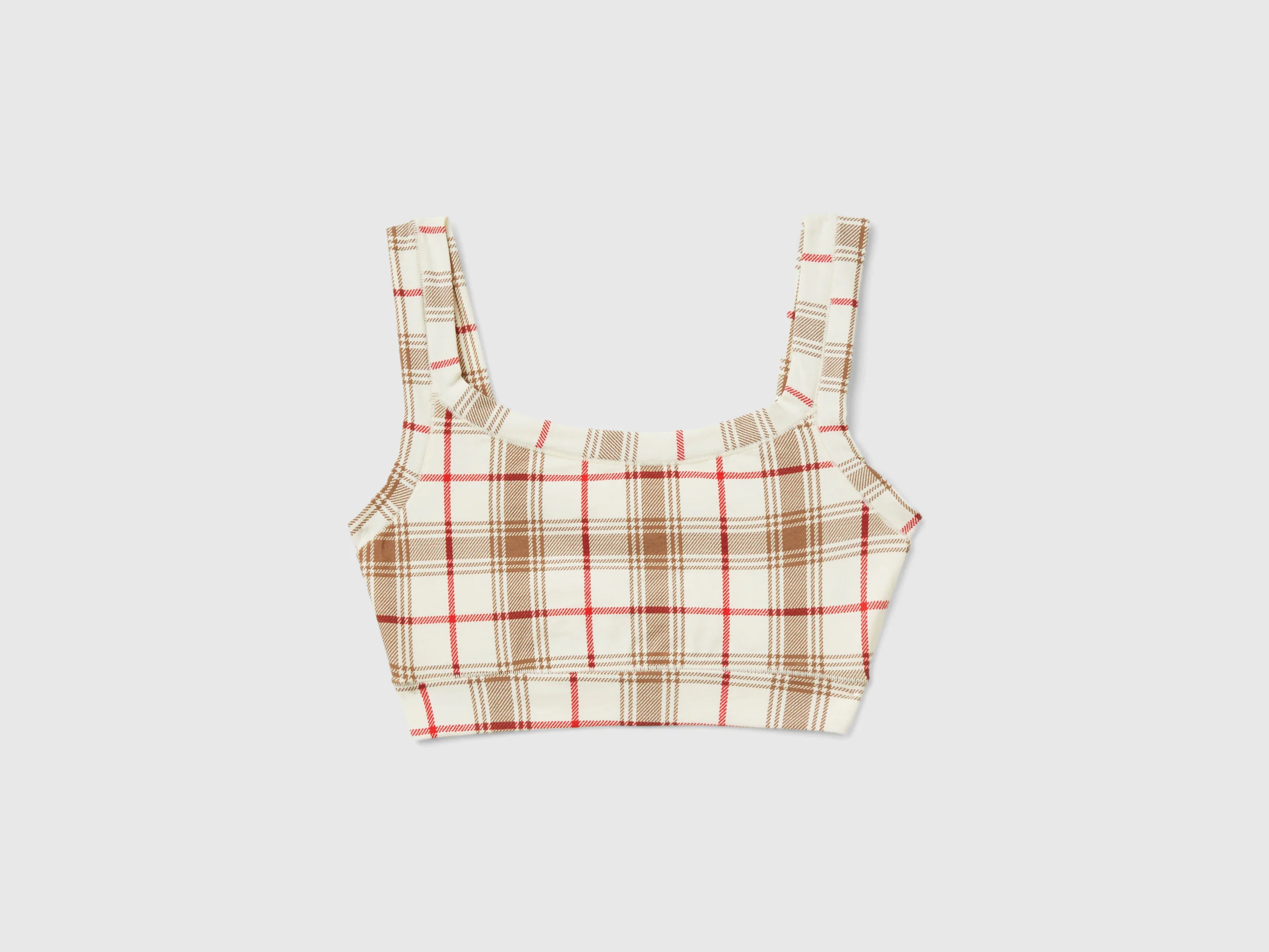 Brassiere tartan