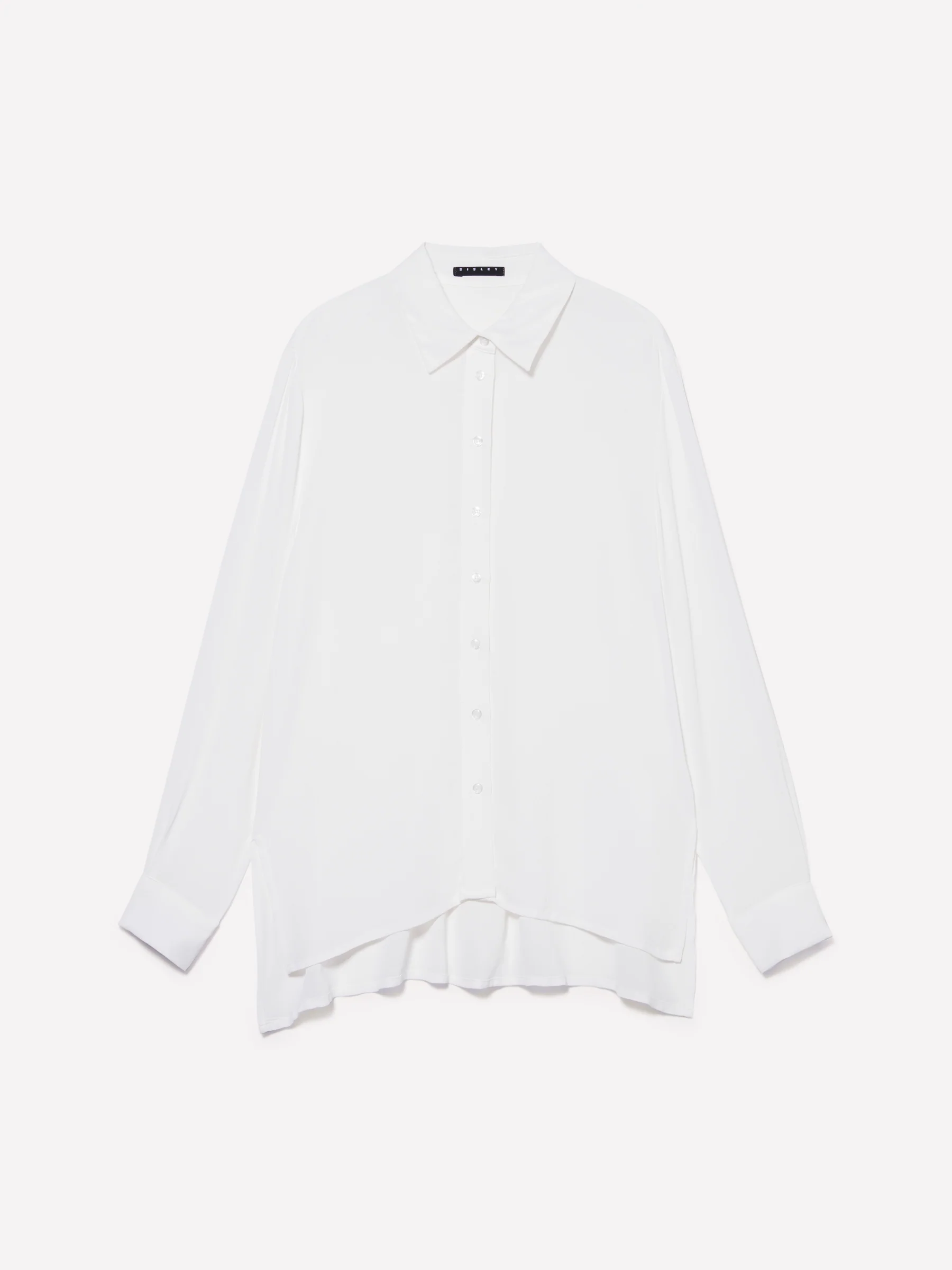 Camicia 100% viscosa over fit