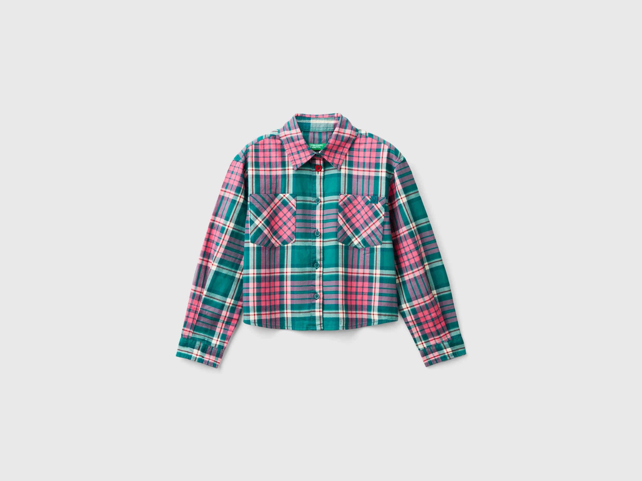 Camicia a quadri 100% cotone
