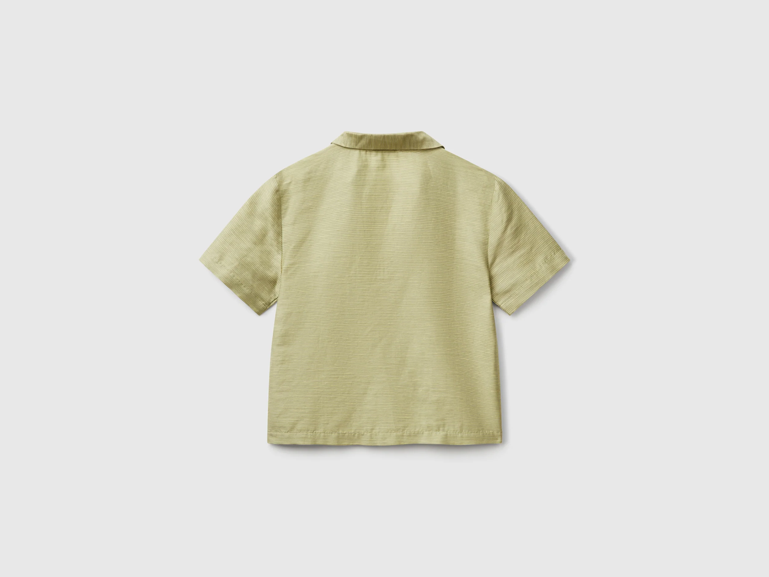 Camicia a righe in misto lino - Image 2