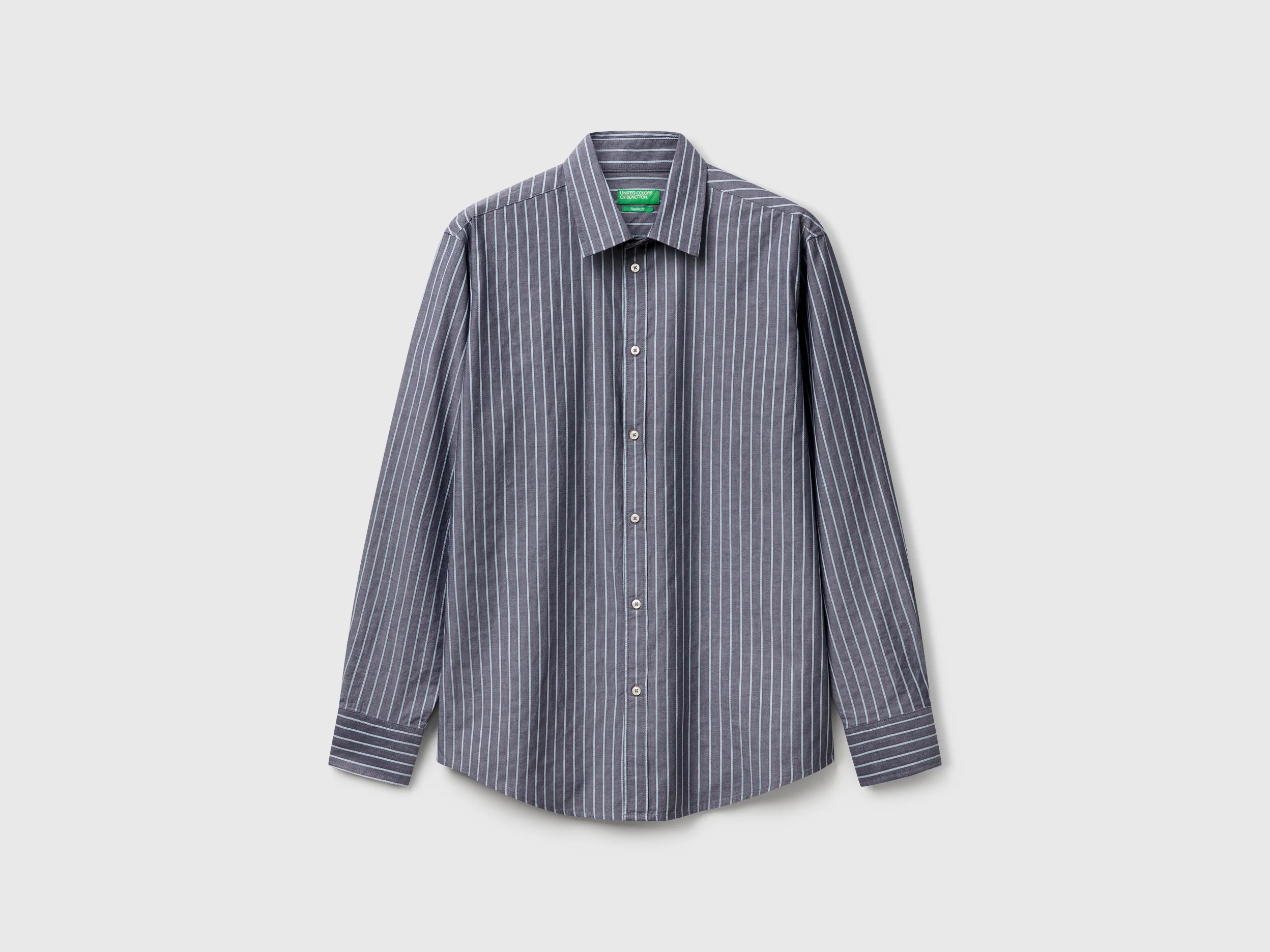 Camicia a righe regular fit