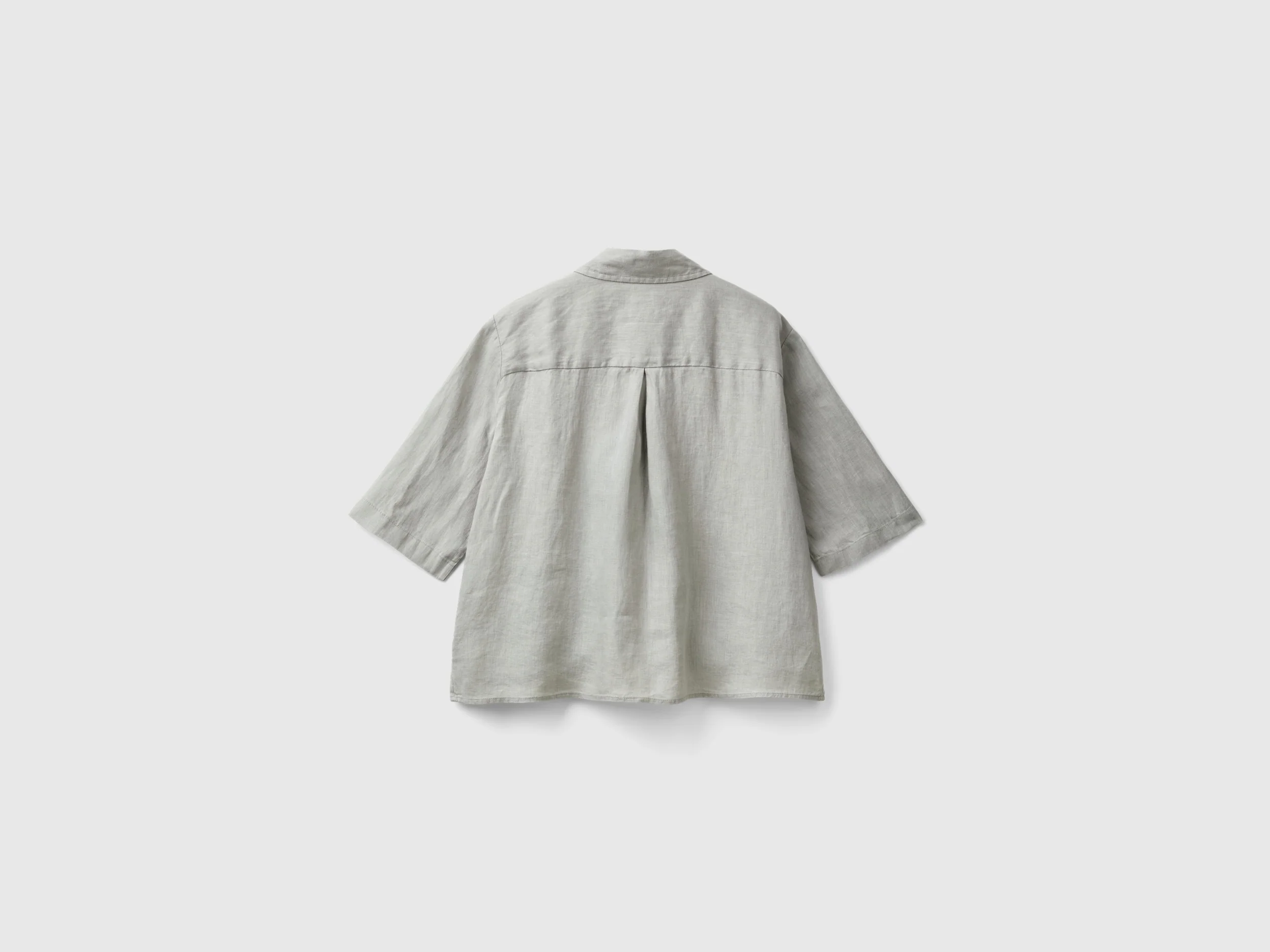 Camicia corta in puro lino - Image 2