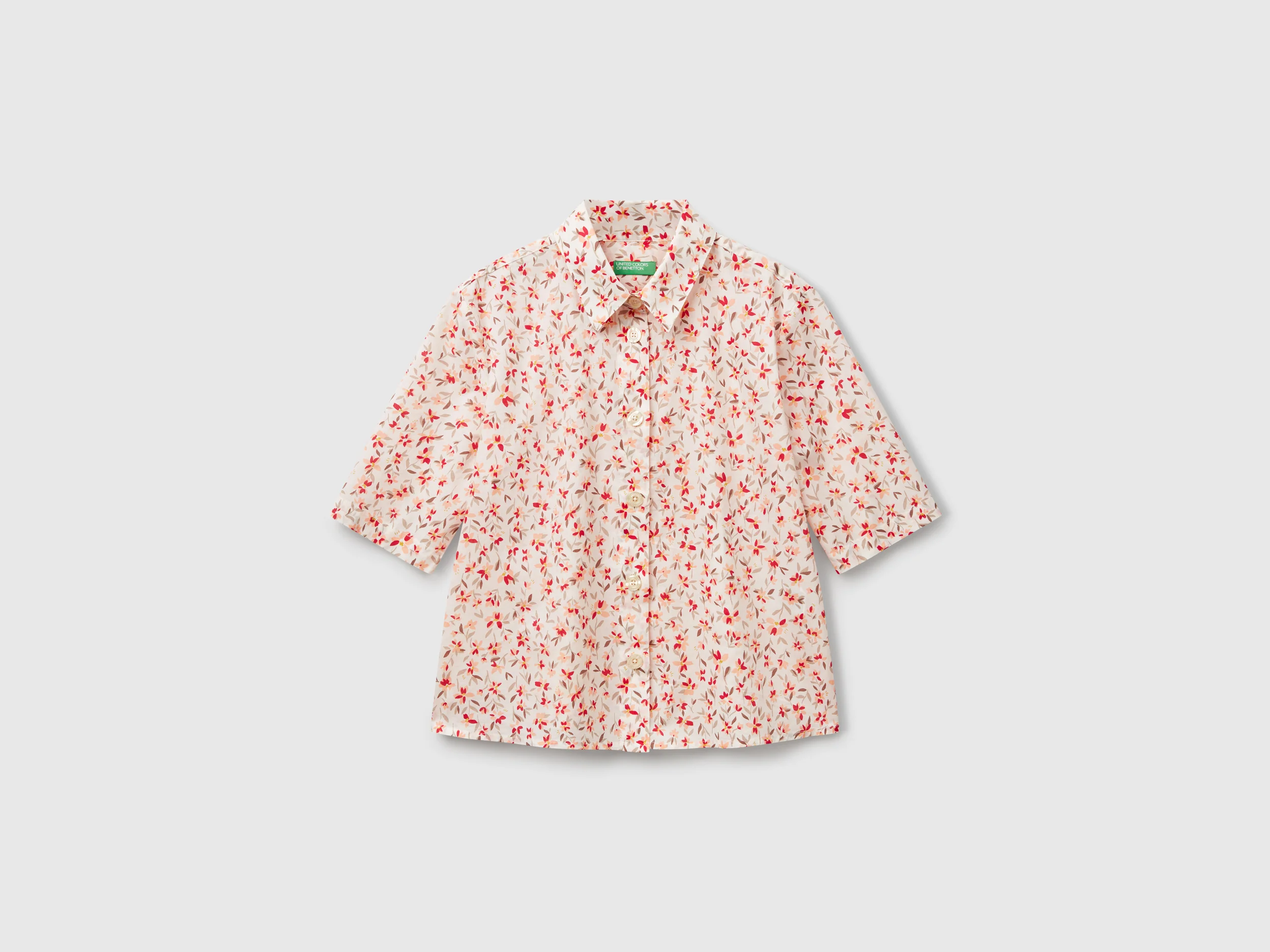 Camicia fantasia in cotone leggero