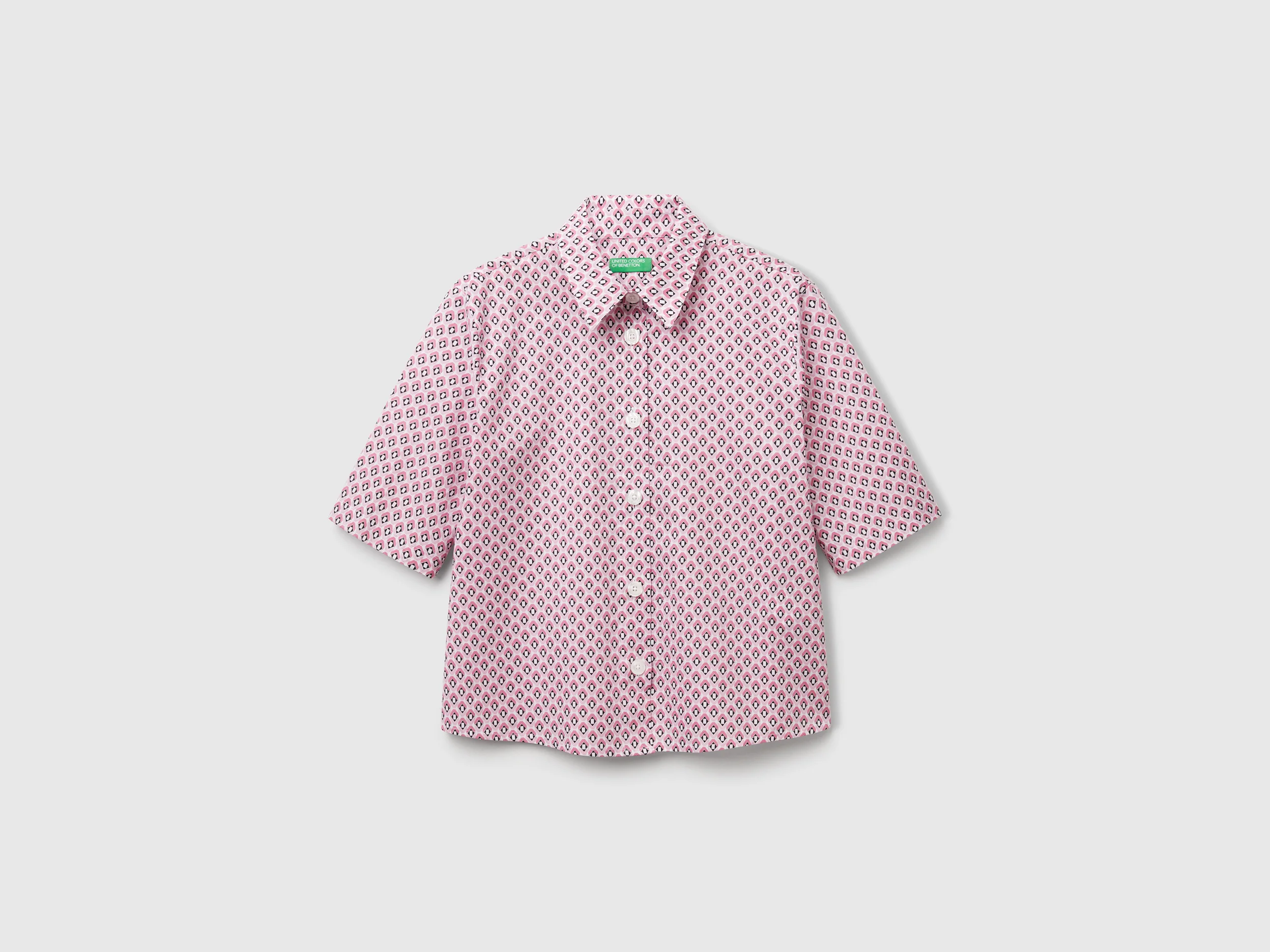 Camicia fantasia in cotone leggero