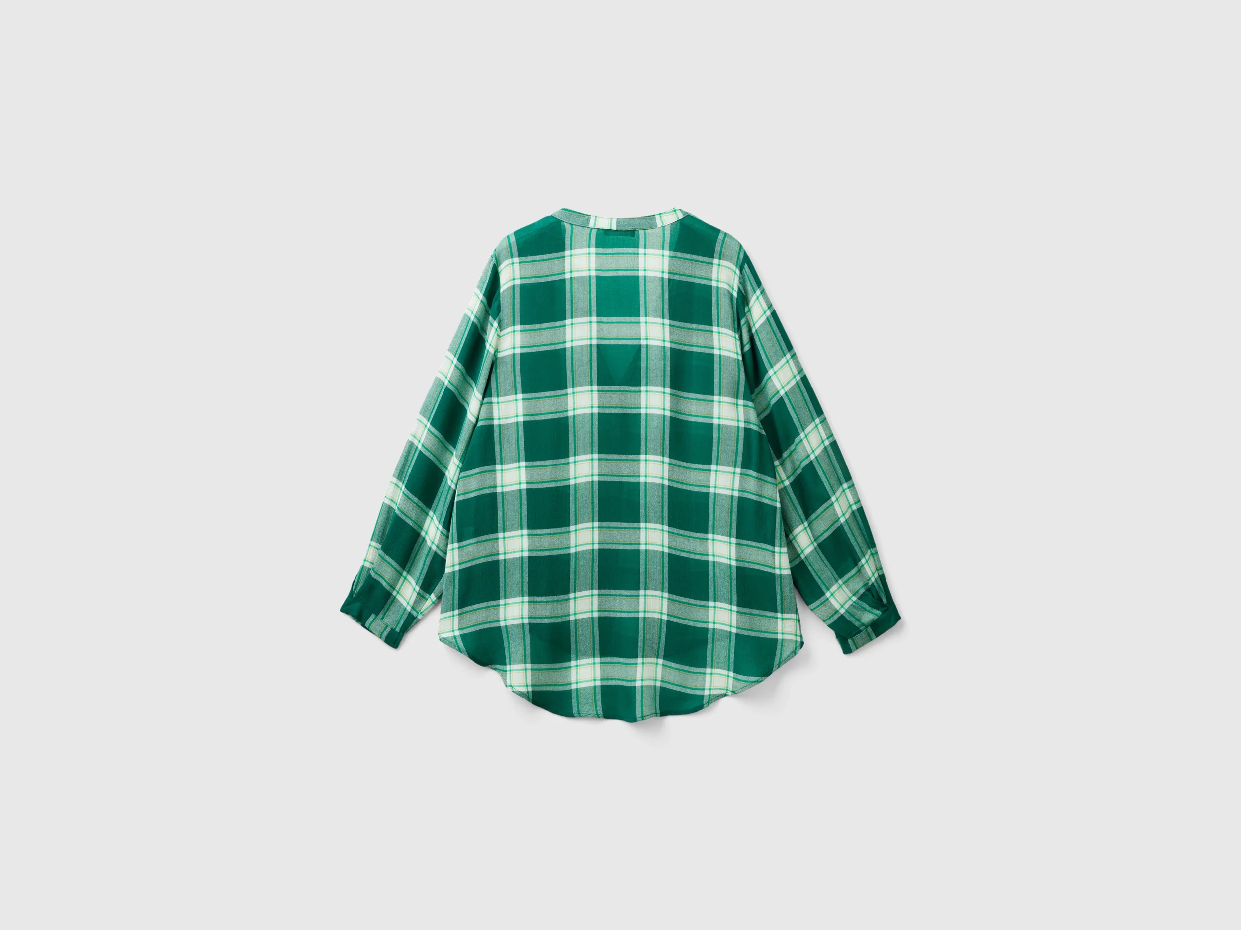 Camicia fluida a quadri - Image 2