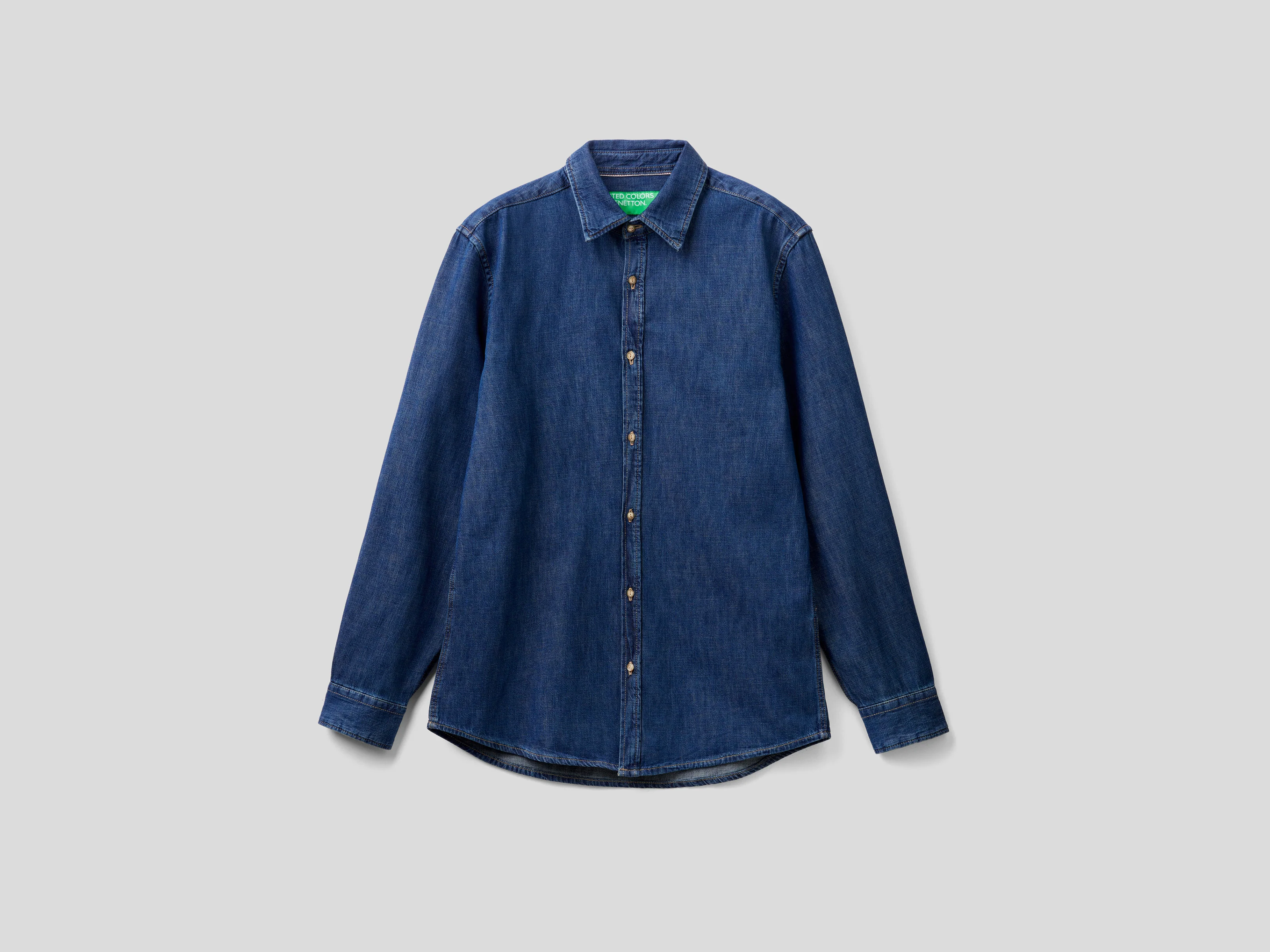 Camicia in jeans 100% cotone