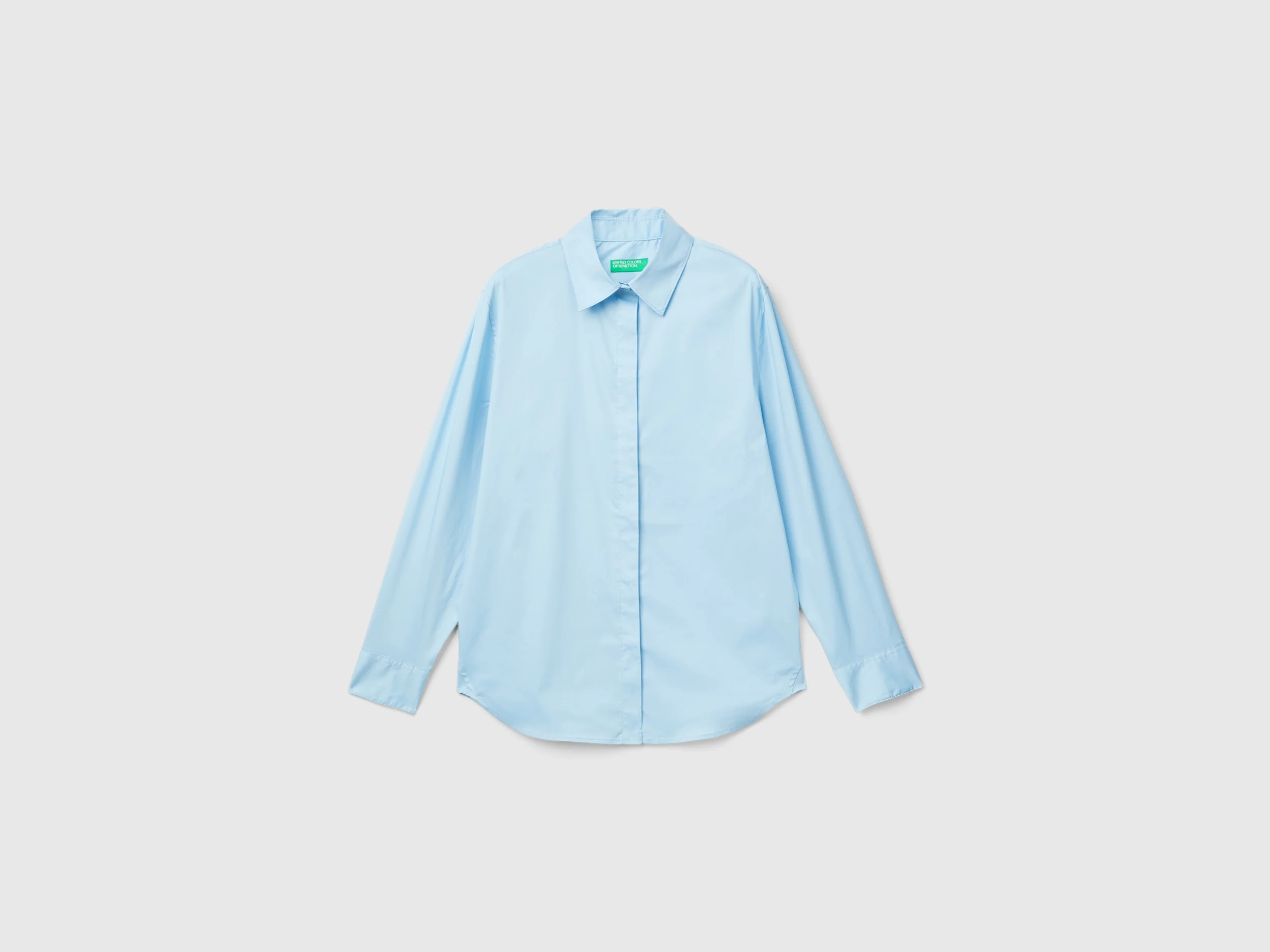 Camicia in misto cotone stretch