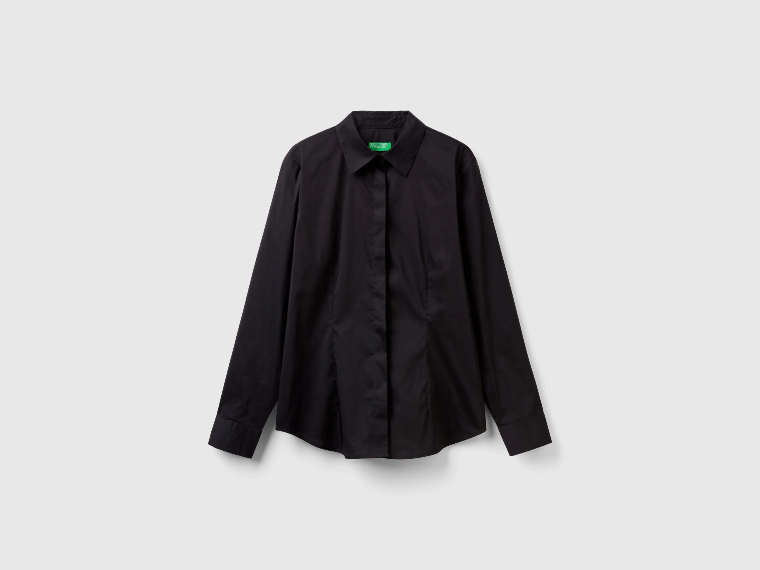 Camicia in misto cotone stretch