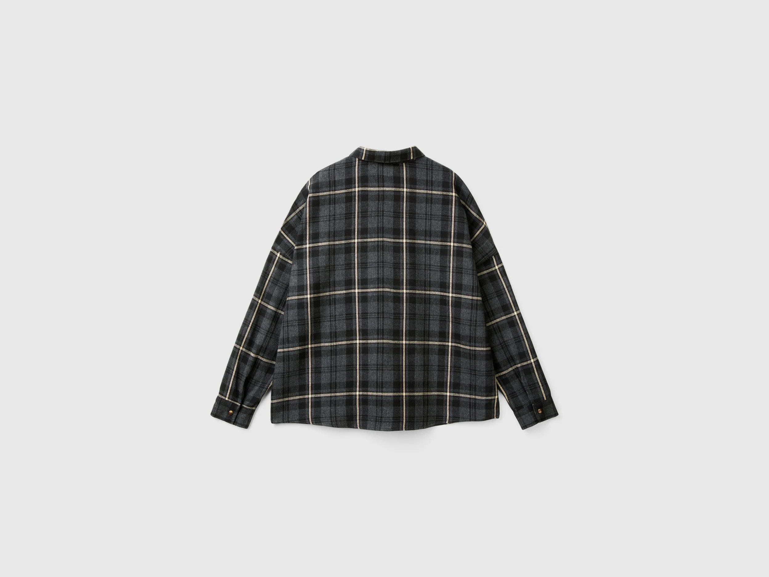 Camicia in misto lana a quadri tartan - Image 2