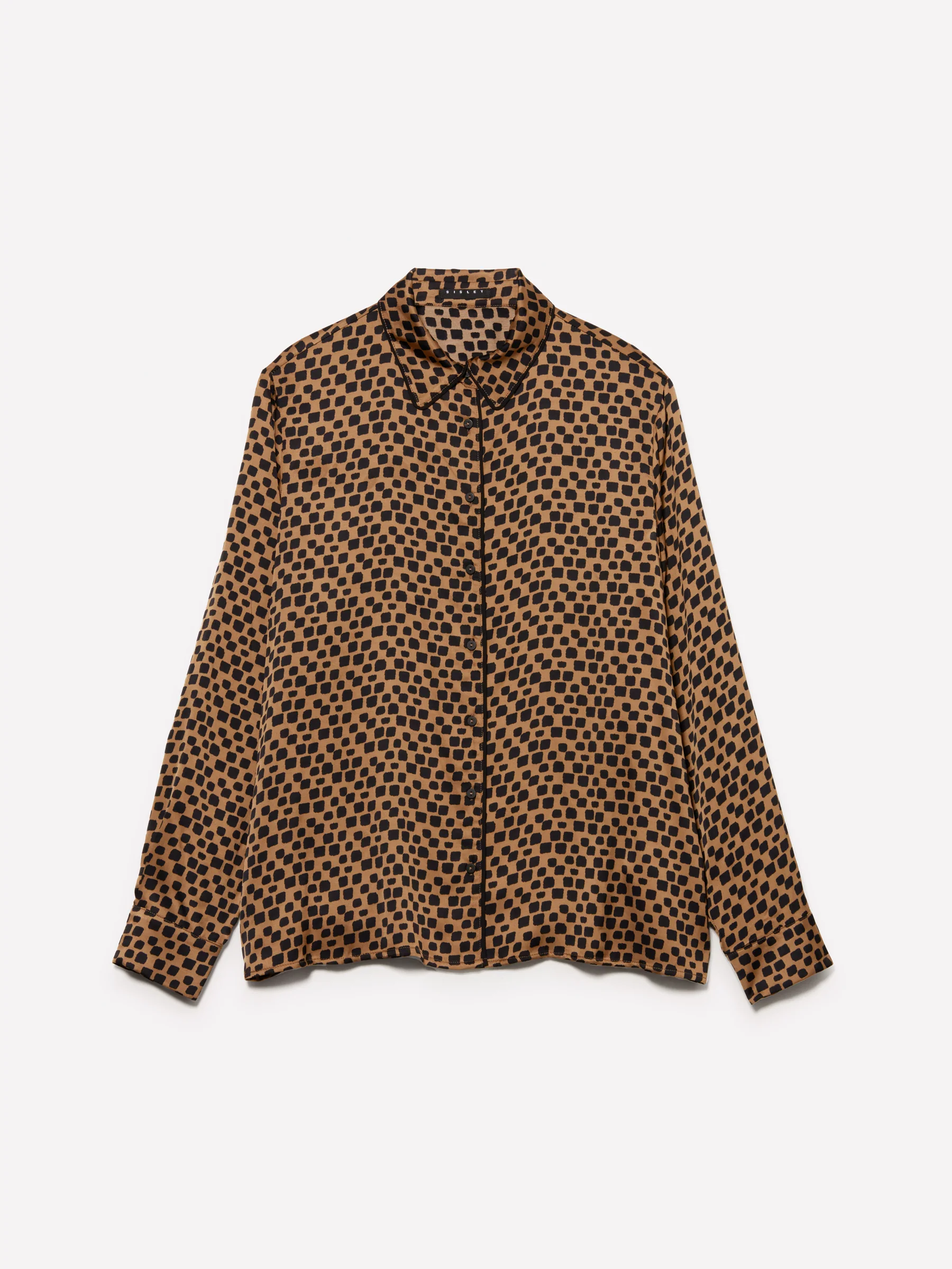 Camicia in satin stampato