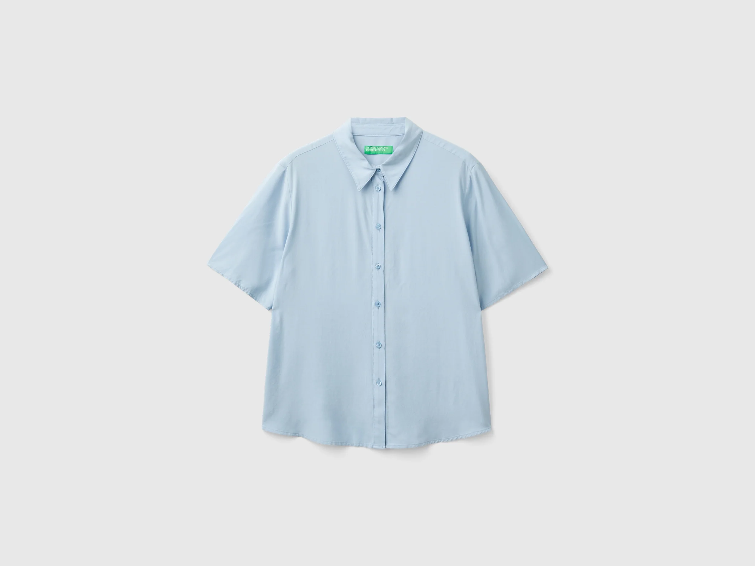 Camicia manica 3/4 in viscosa