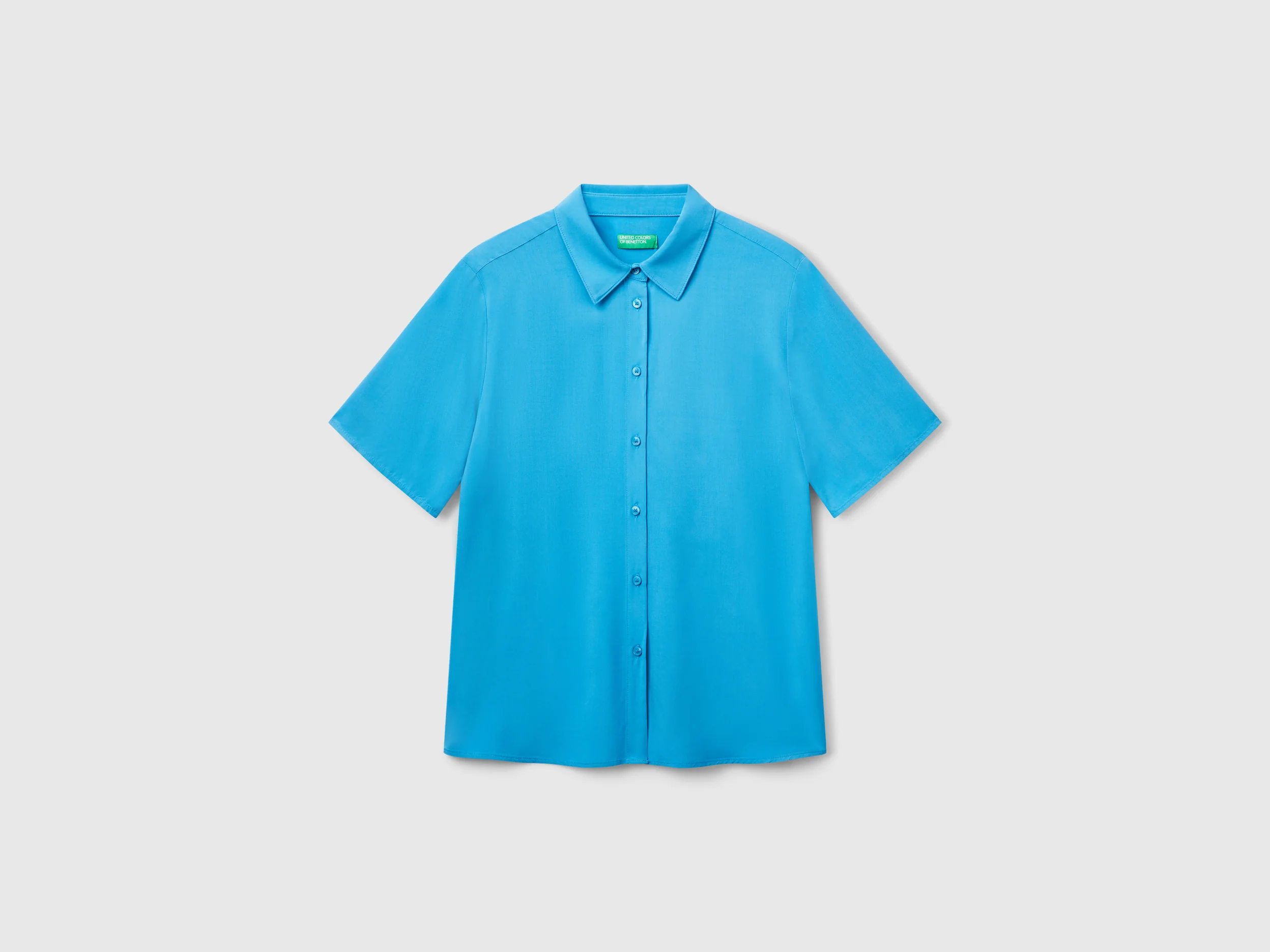 Camicia manica 3/4 in viscosa