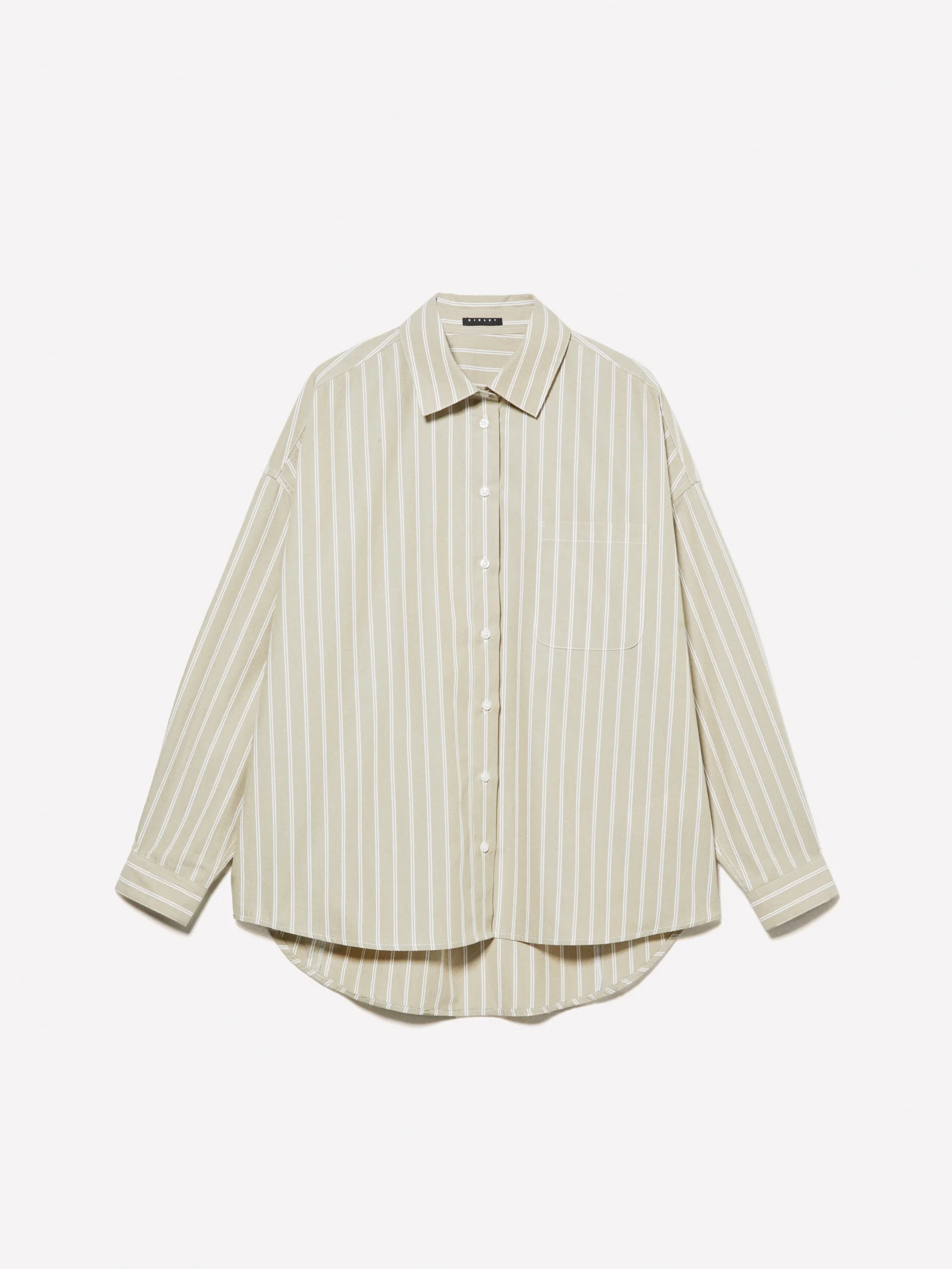 Camicia over a righe