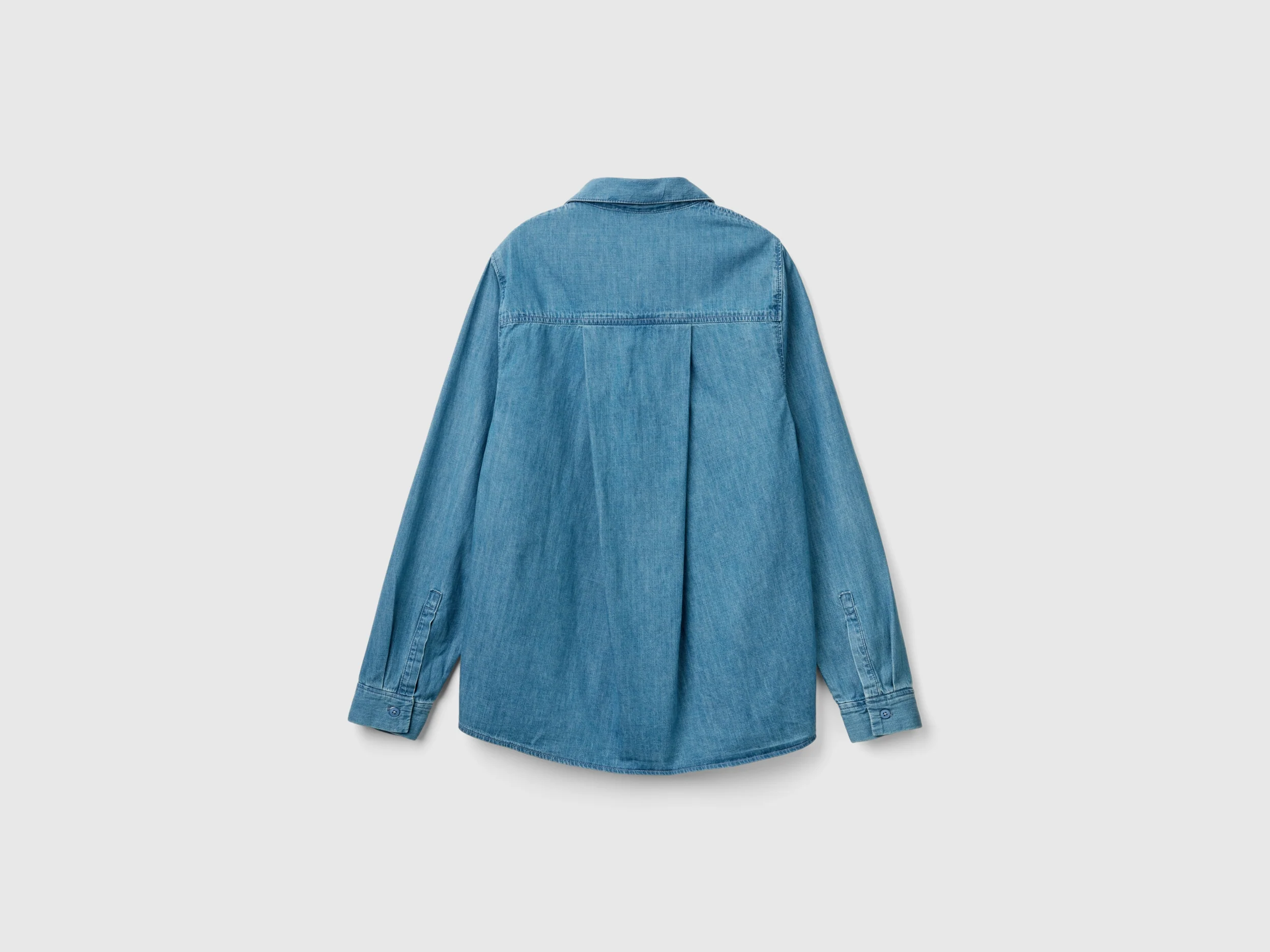 Camicia over fit in chambray - Image 2