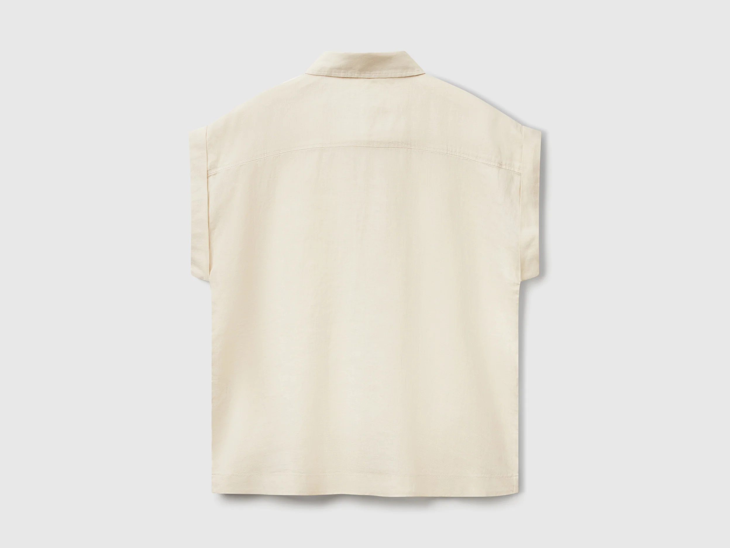 Camicia regular fit in puro lino - Image 2