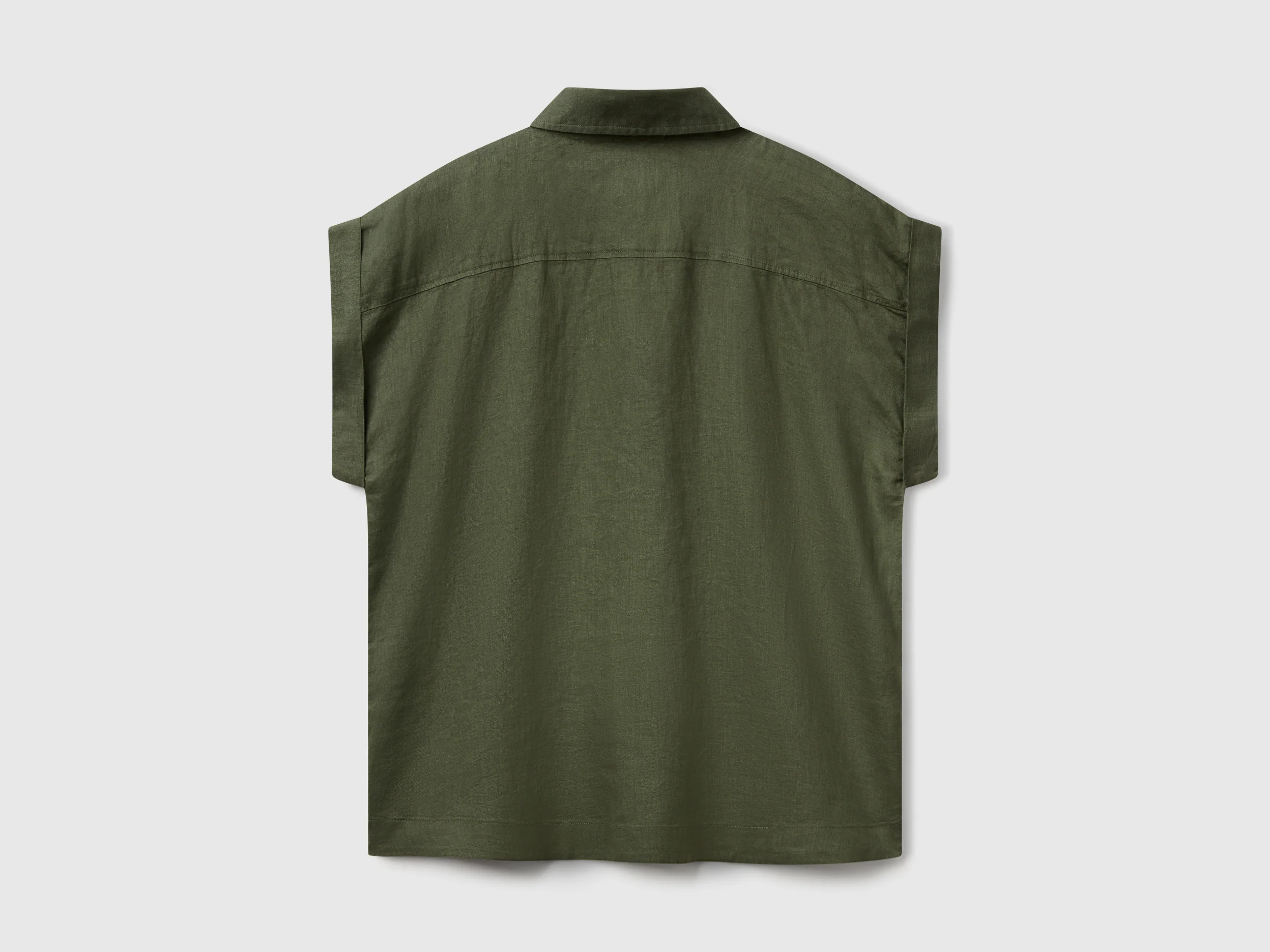 Camicia regular fit in puro lino - Image 2