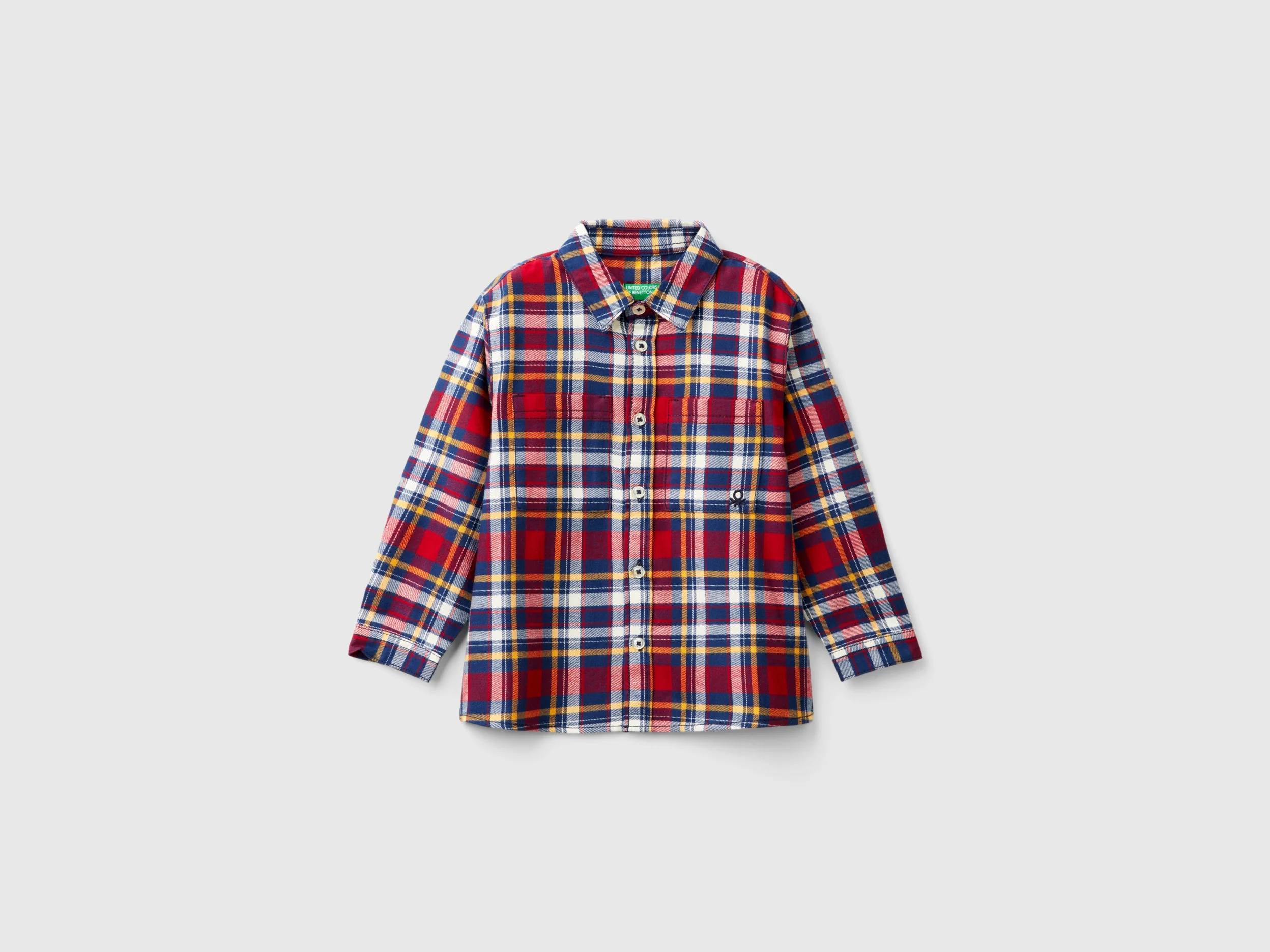 Camicia scozzese 100% cotone