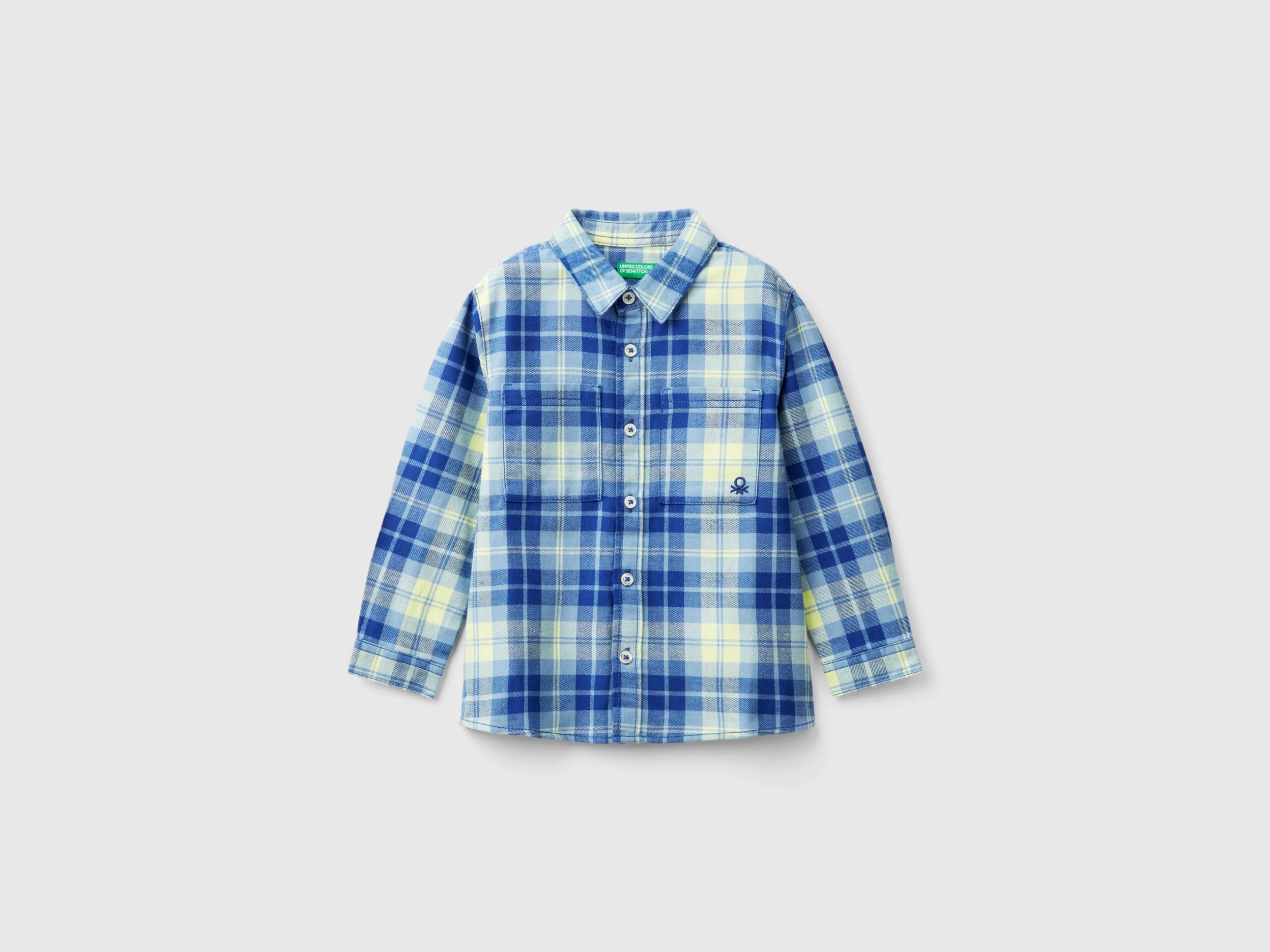 Camicia scozzese 100% cotone