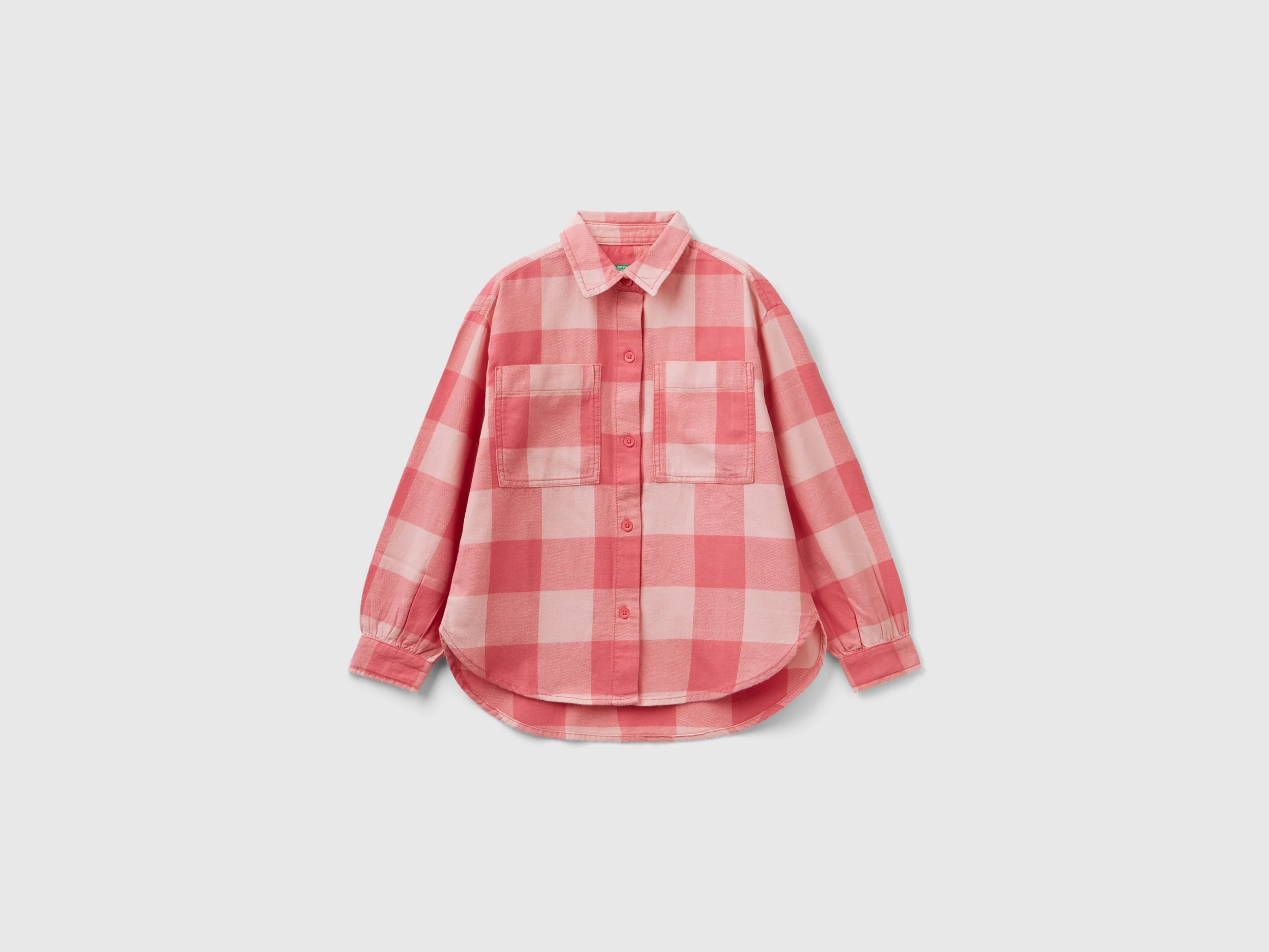 Camicia scozzese oversize