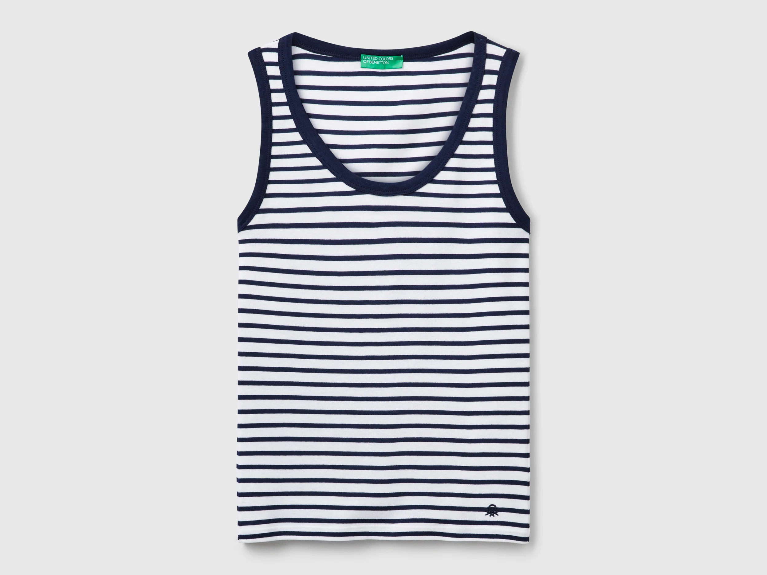 Canotta a righe 100% cotone