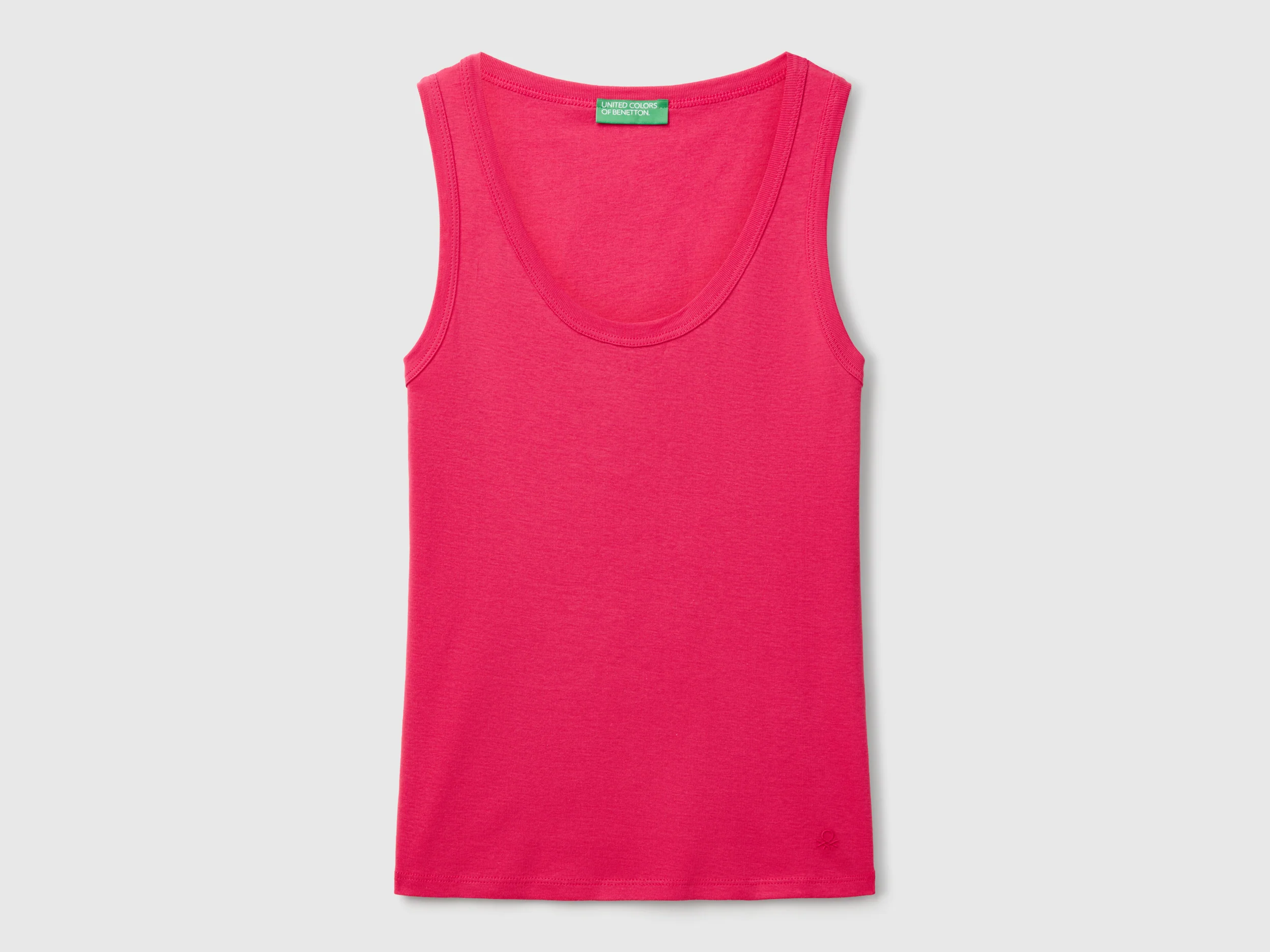 Canotta magenta in puro cotone