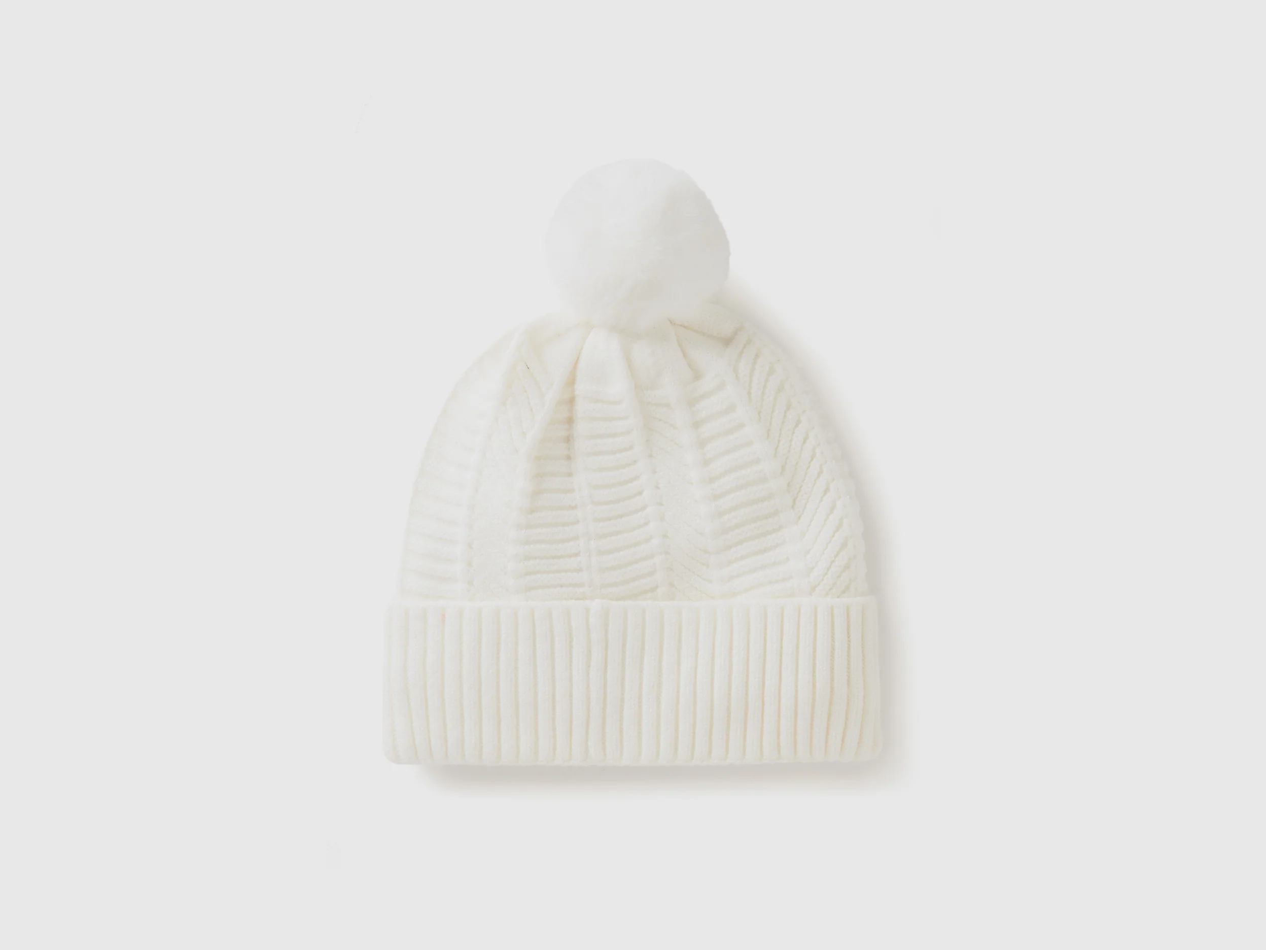 Cappello foderato con pom pom - Image 2