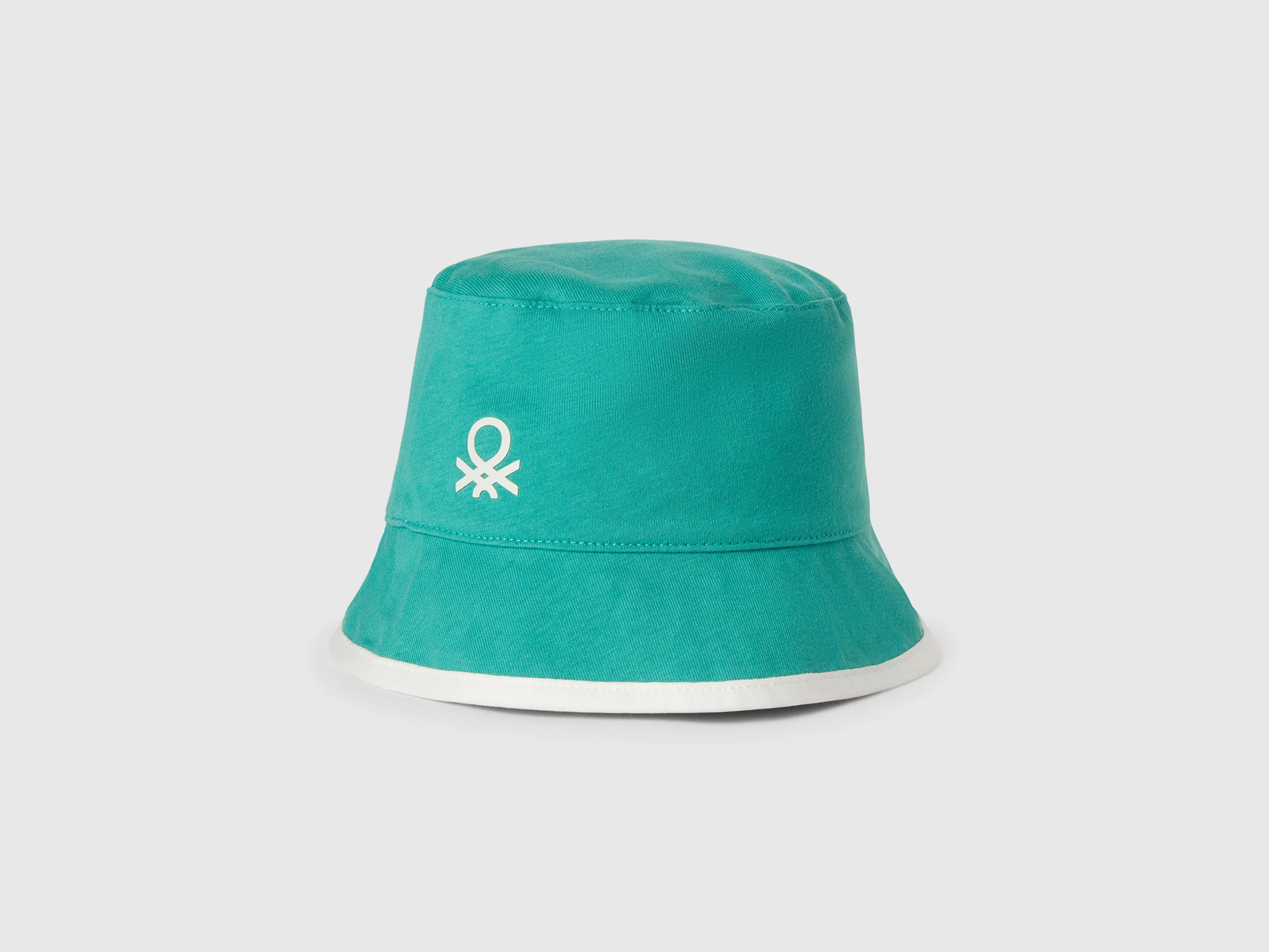 Cappello reversibile con stampa tropicale