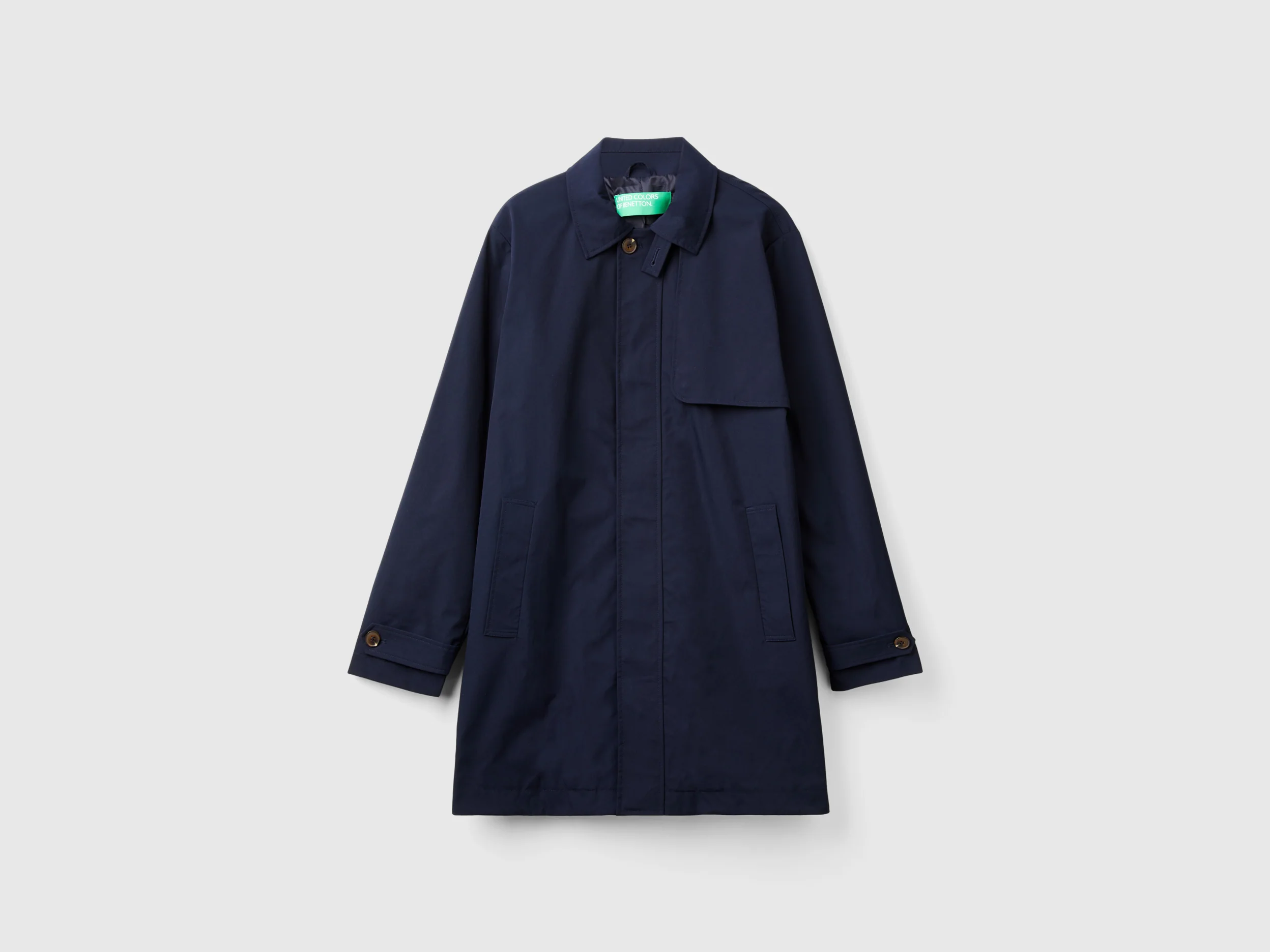 Cappotto monopetto foderato