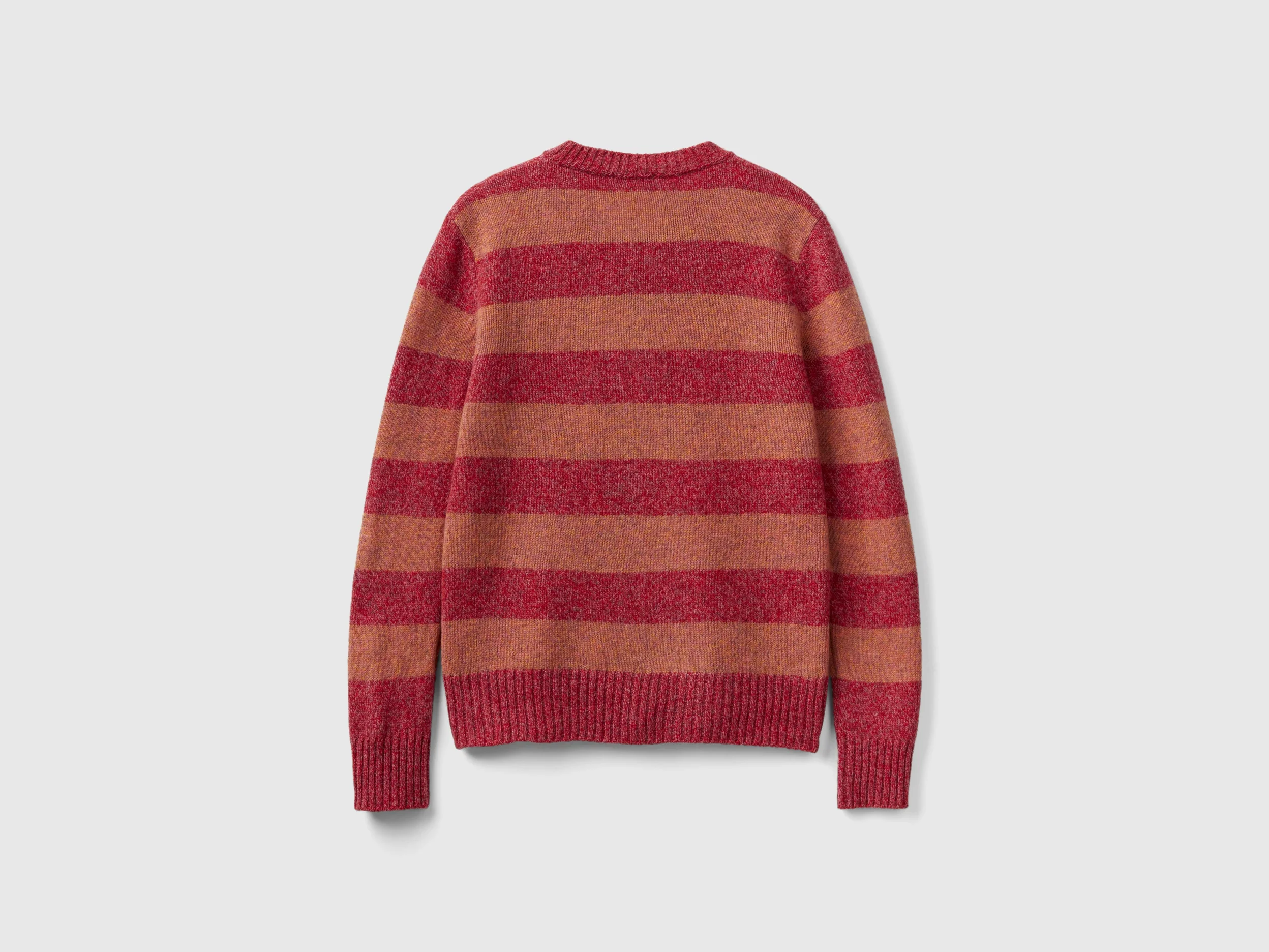Cardigan a righe in pura lana Shetland - Image 2