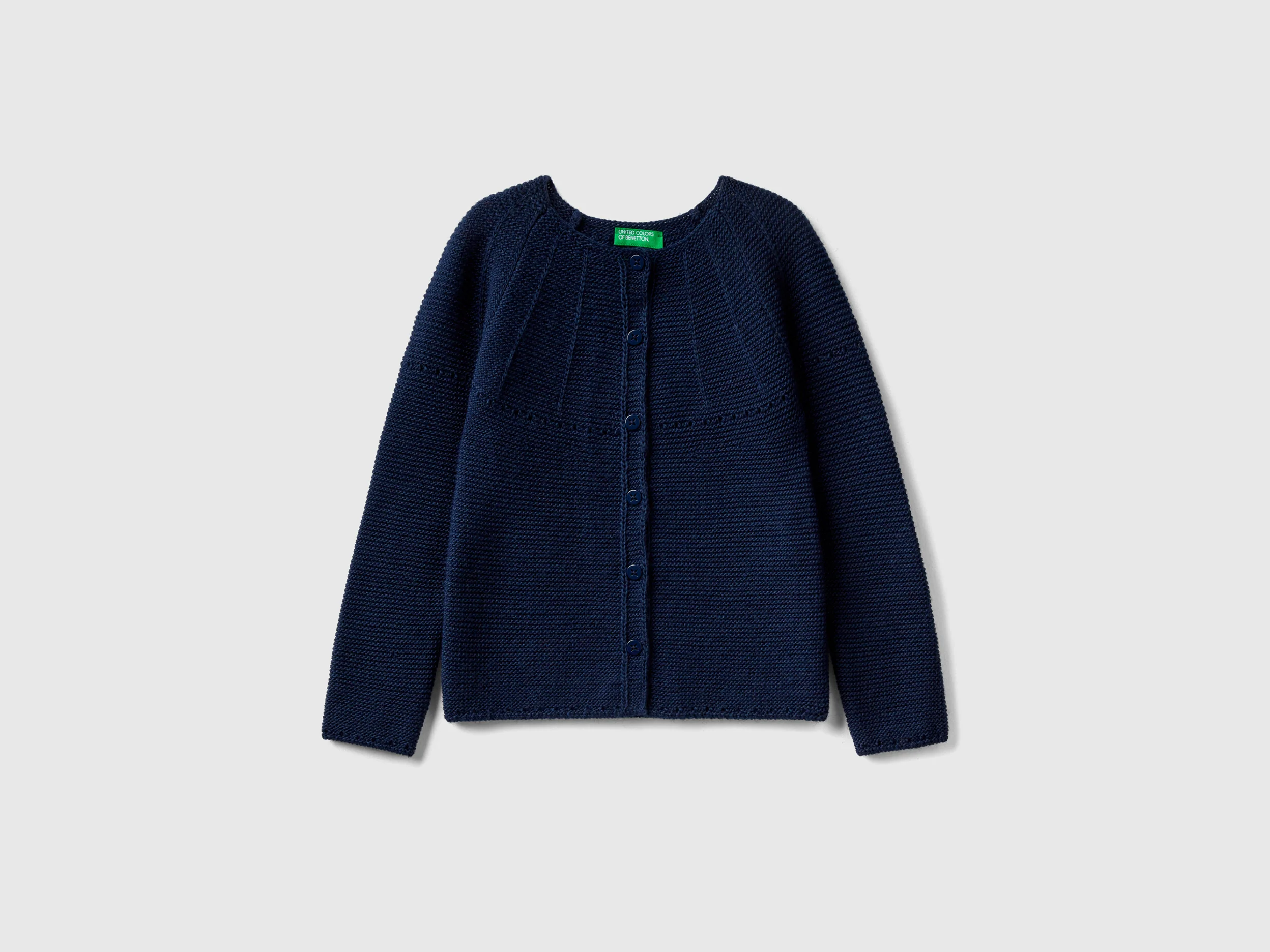 Cardigan con dettagli traforati