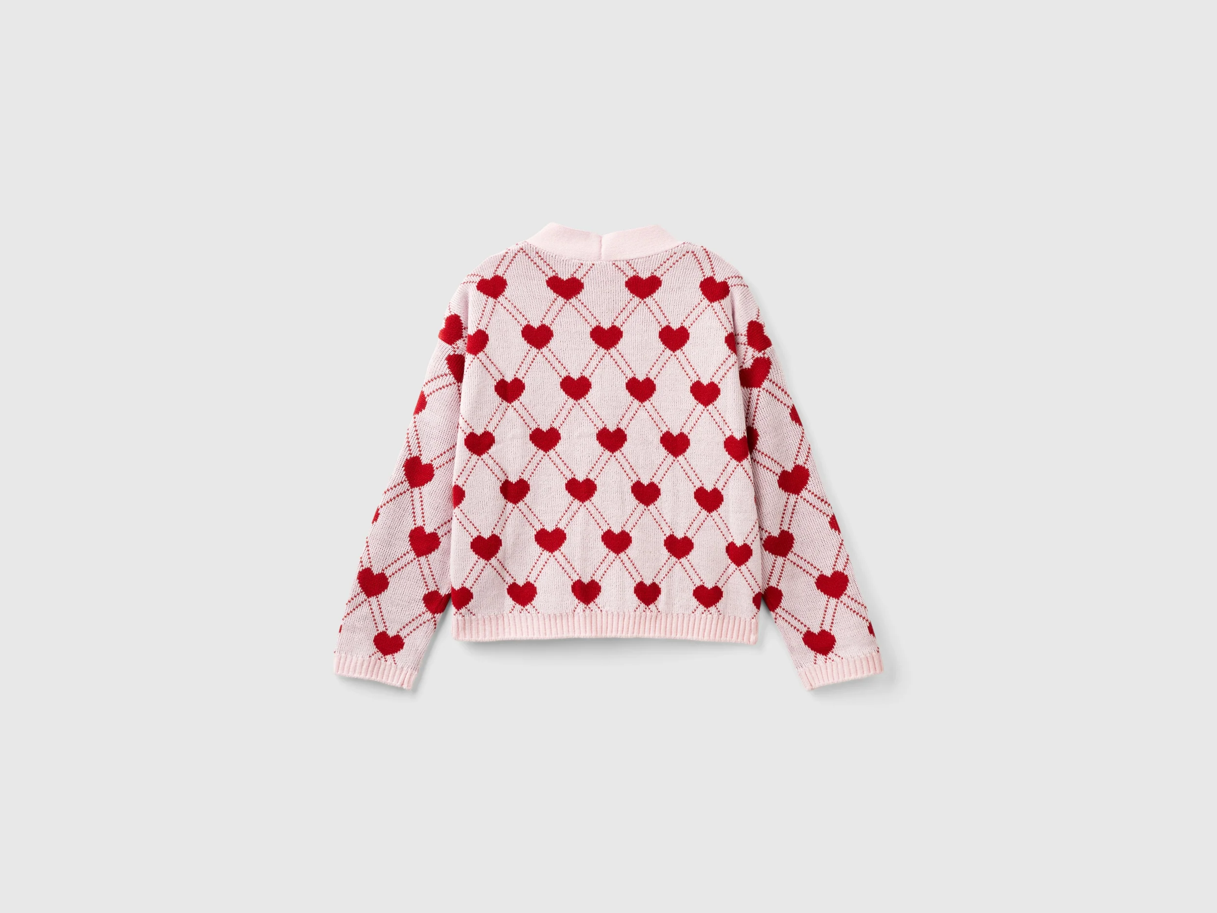 Cardigan con motivo cuori - Image 2