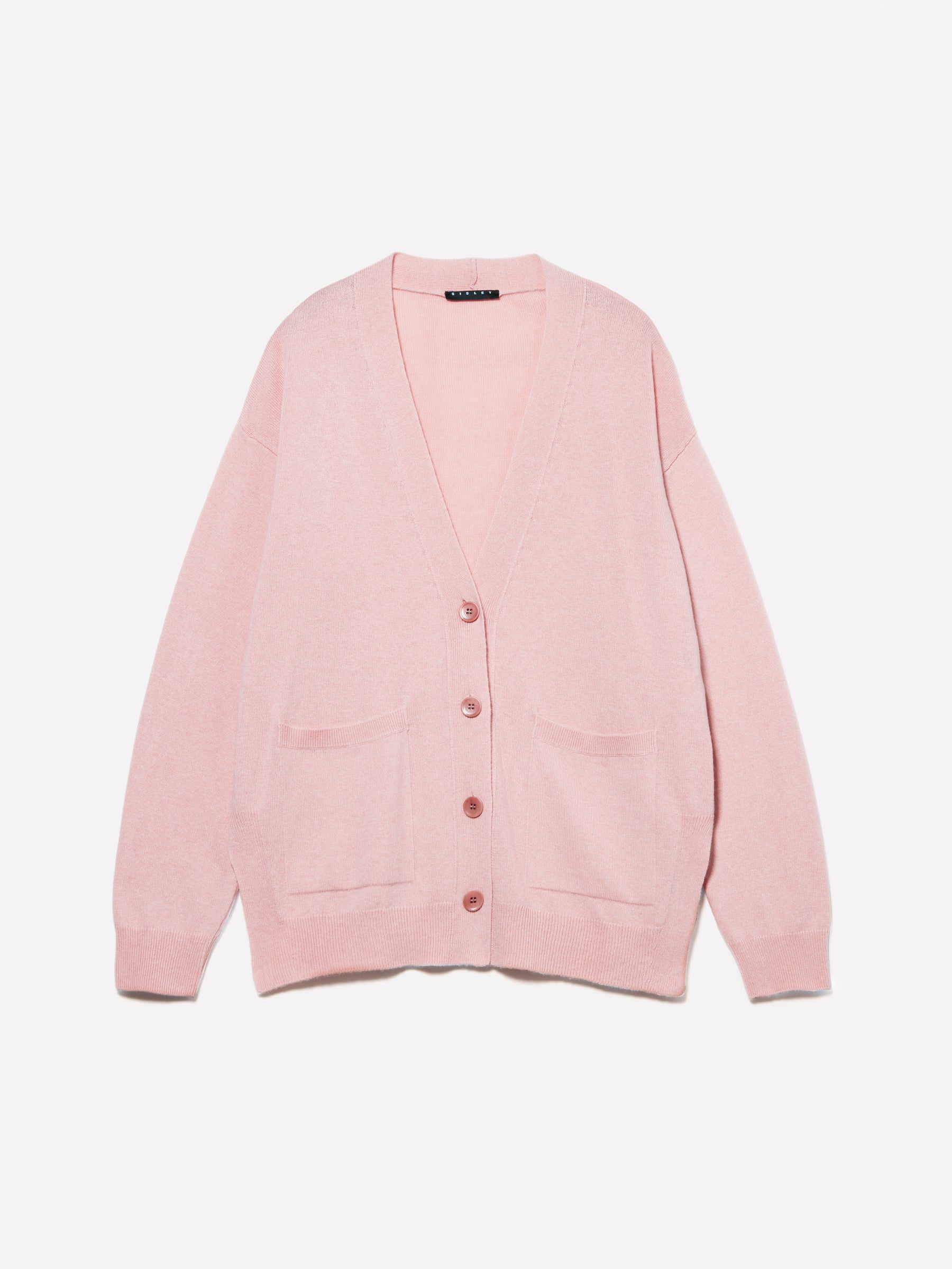 Cardigan con spacchi