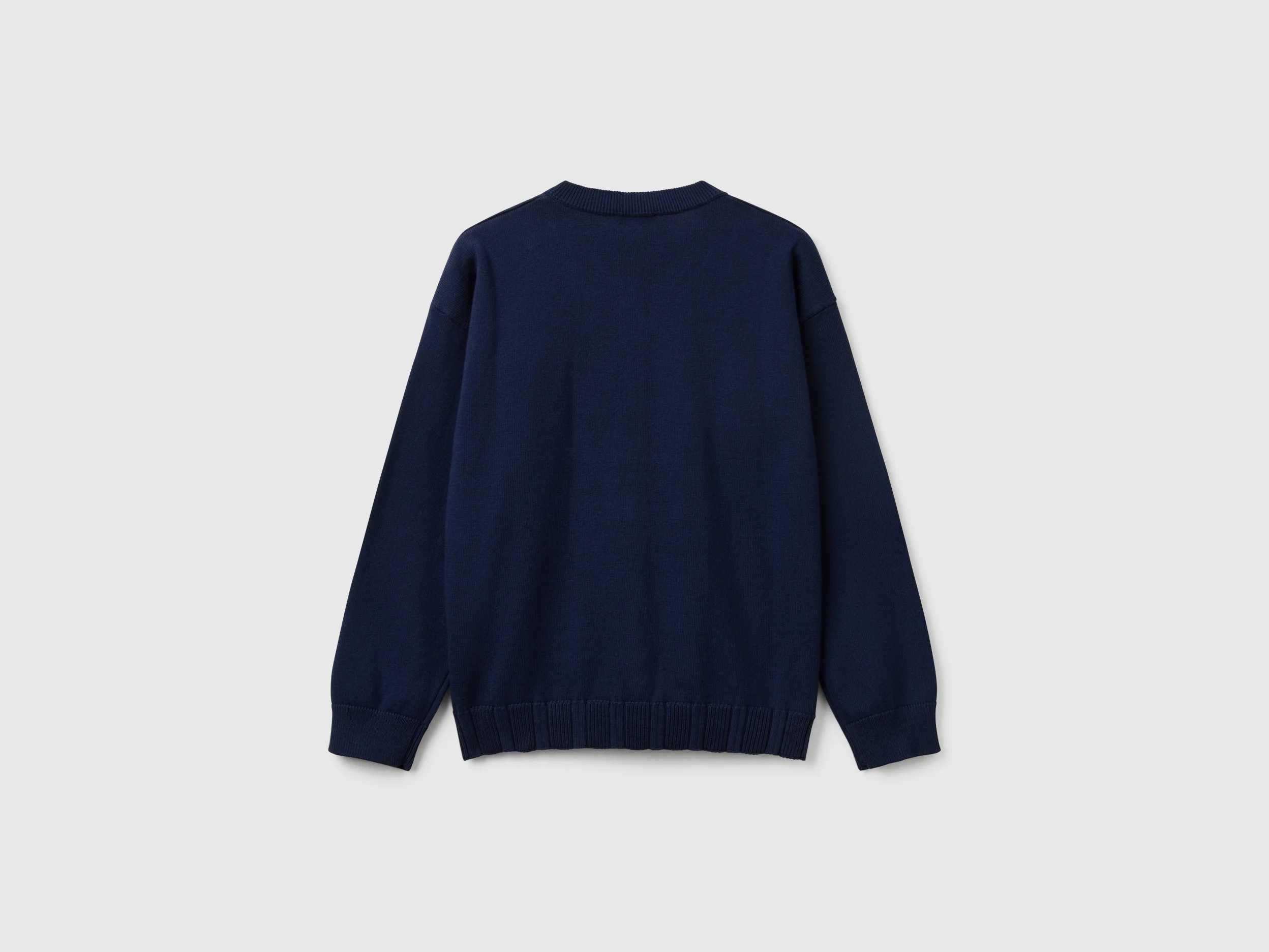 Cardigan girocollo in puro cotone - Image 2