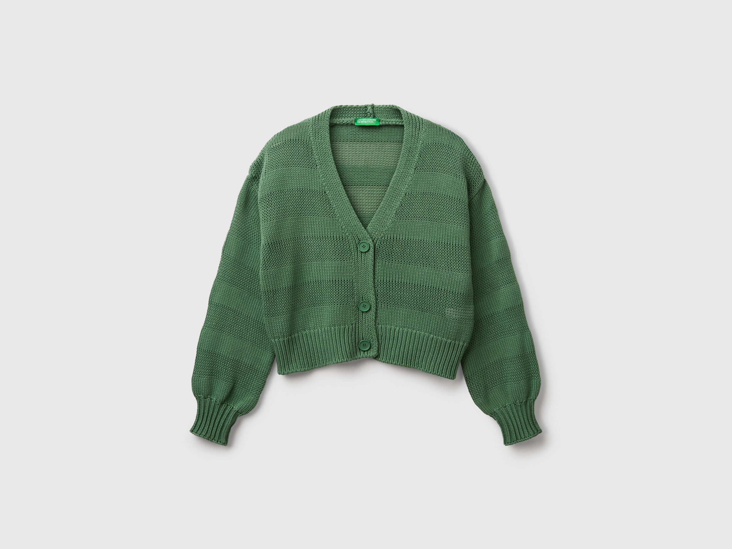 Cardigan lavorato 100% cotone