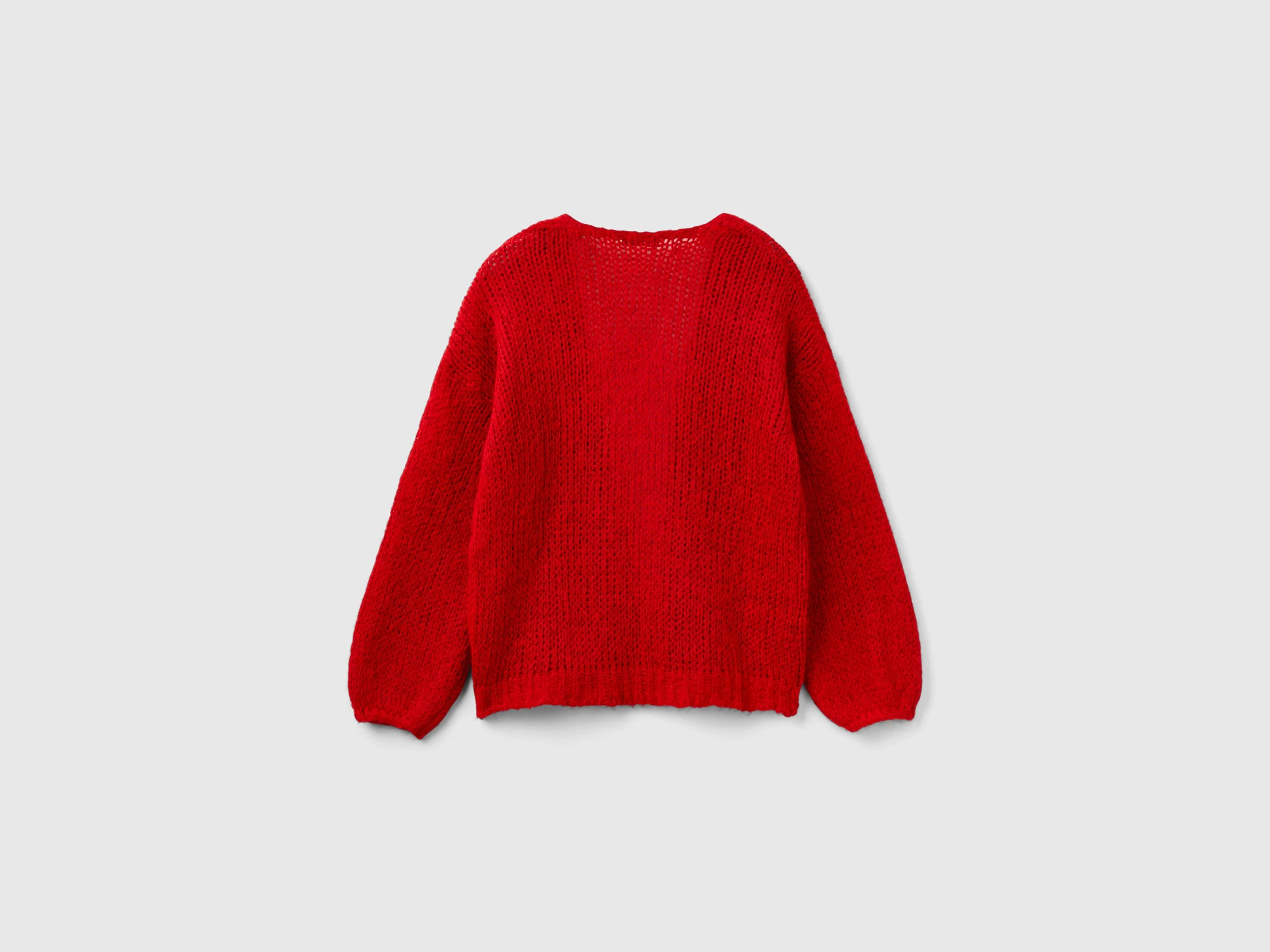 Cardigan over fit in misto lana - Image 2